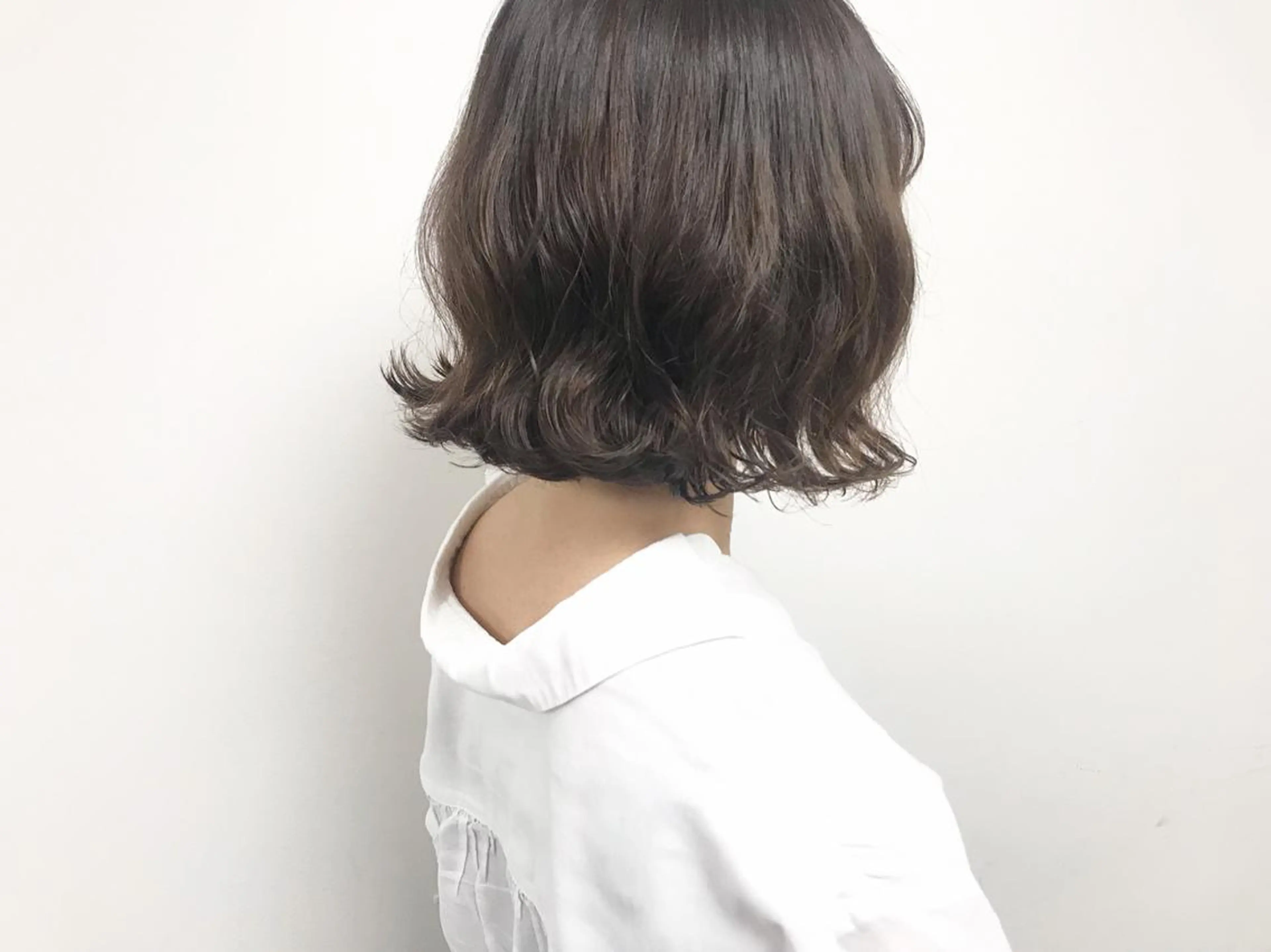 ミディアム パーマ ミディアムパーマ ヘアカラー トリートメント MAIKO 【中崎・茶屋町】のヘアスタイル