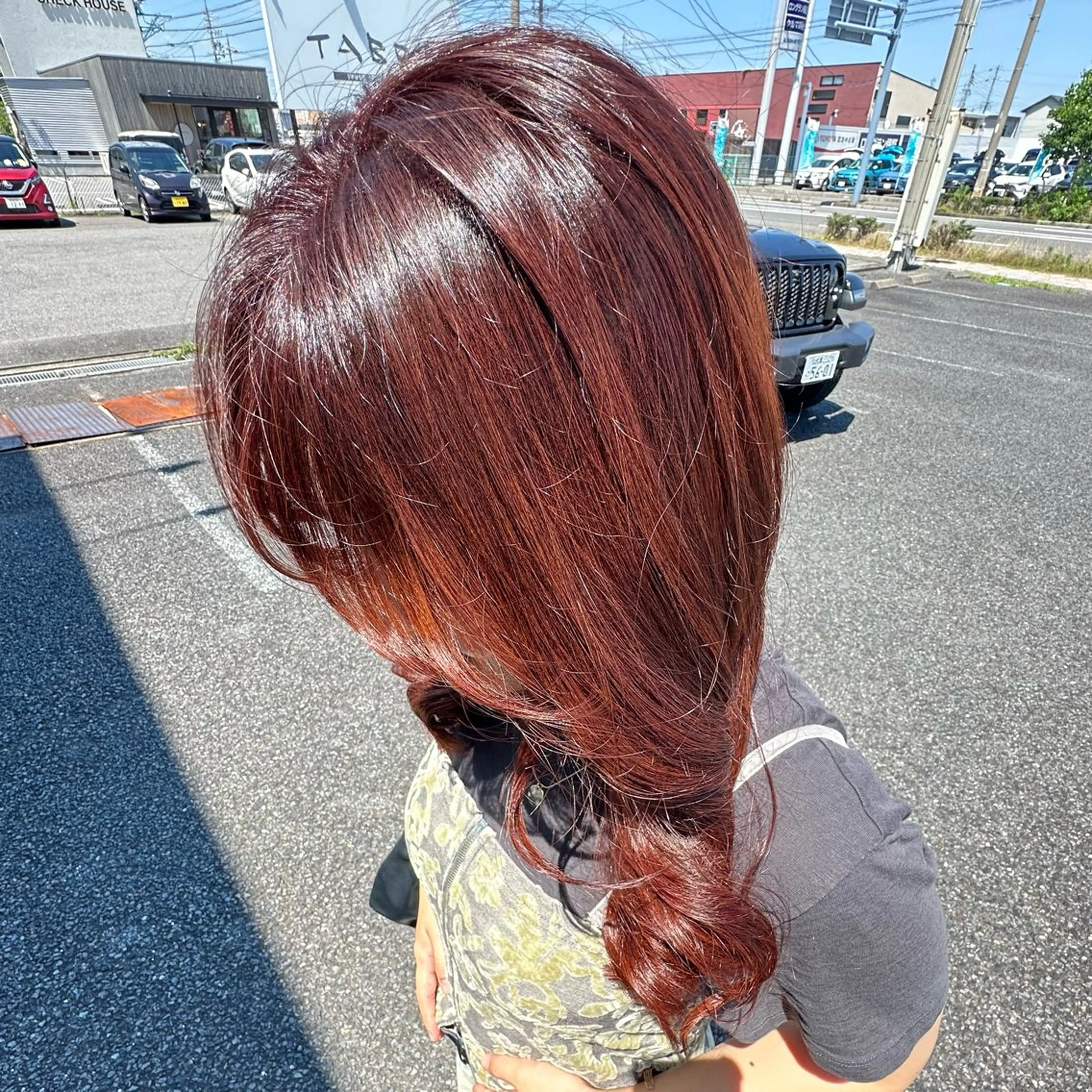カラー ヘアカラー 町田 里奈のヘアスタイル