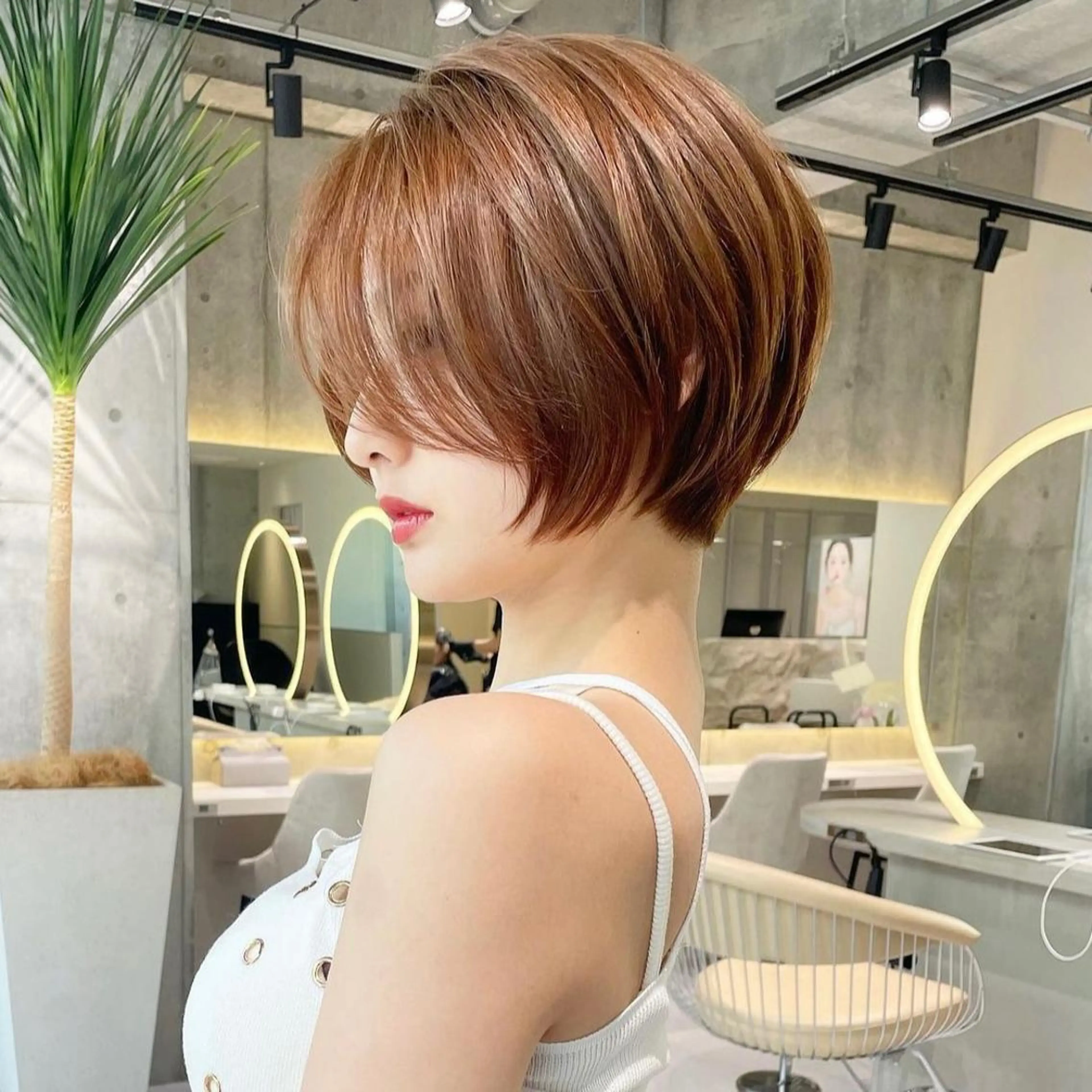 ショート カット ヘアカラー トリートメント サロウィン銀座RAYⅡ所属・❣️髪質改善/ 美髪矯正/沼座悠人のヘアスタイル