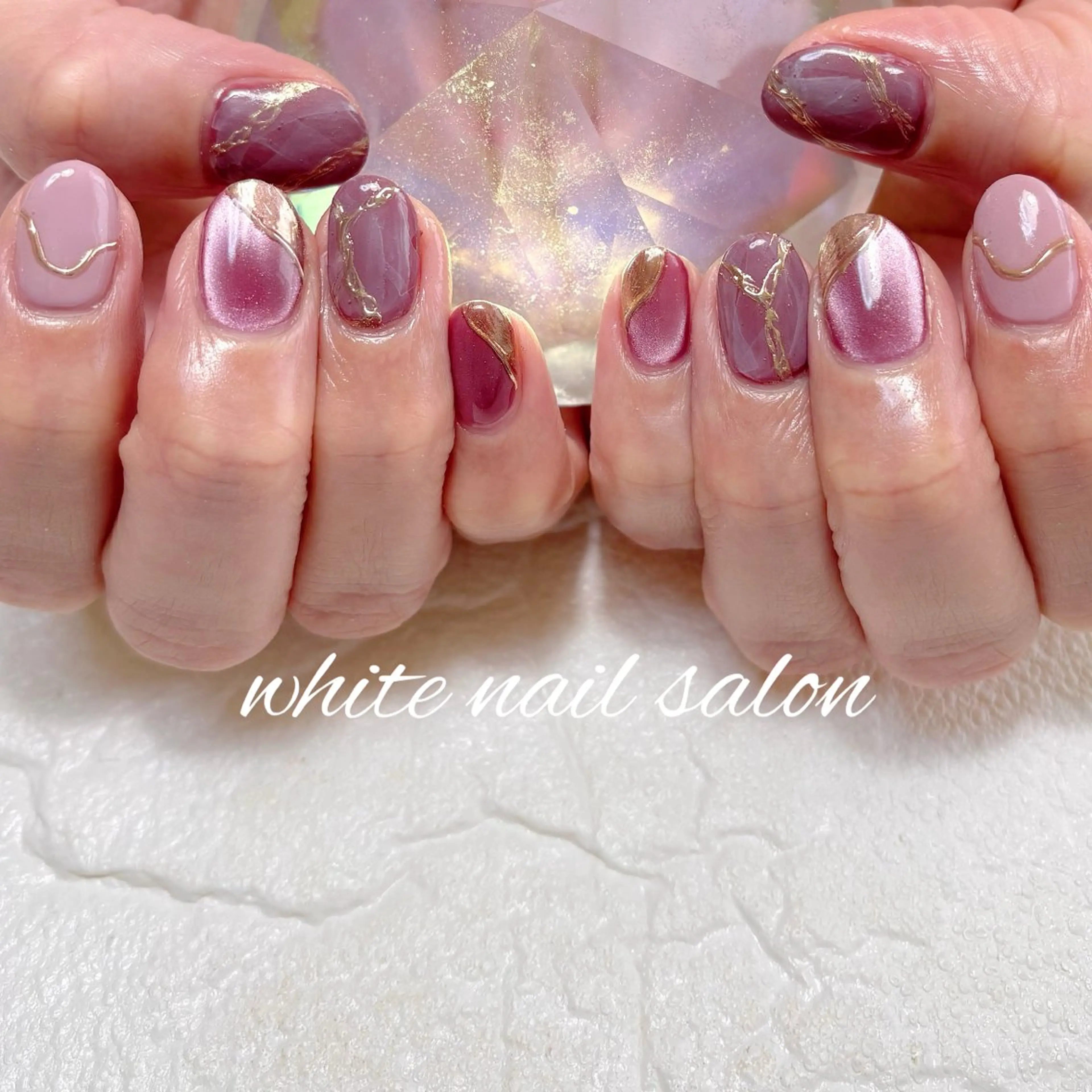 ネイル フットネイル ラメ(グリッター) ハンドネイル white nail salonのネイルデザイン