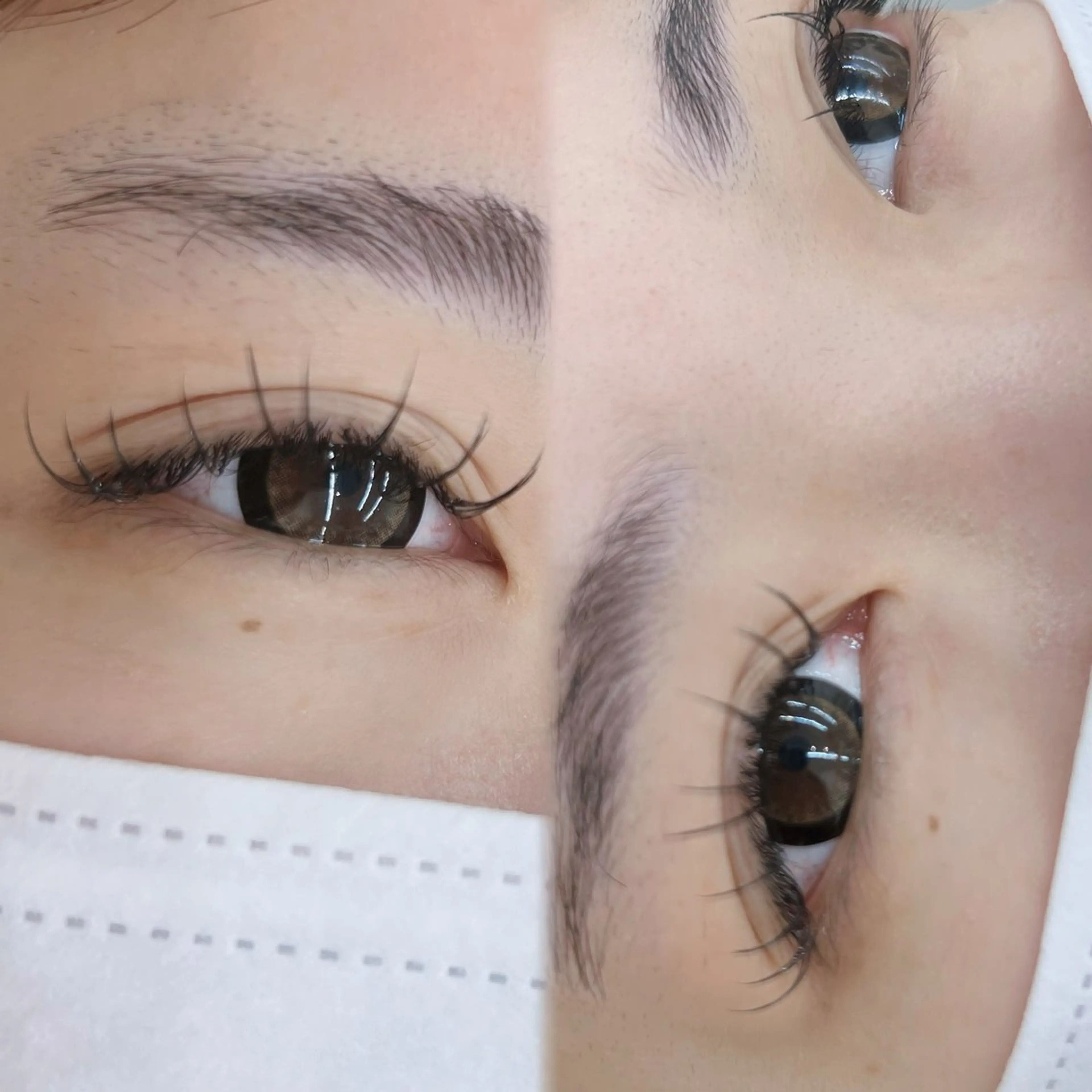 マツエク・マツパ フラットラッシュ noan/ Miu🩶のマツエク・マツパデザイン