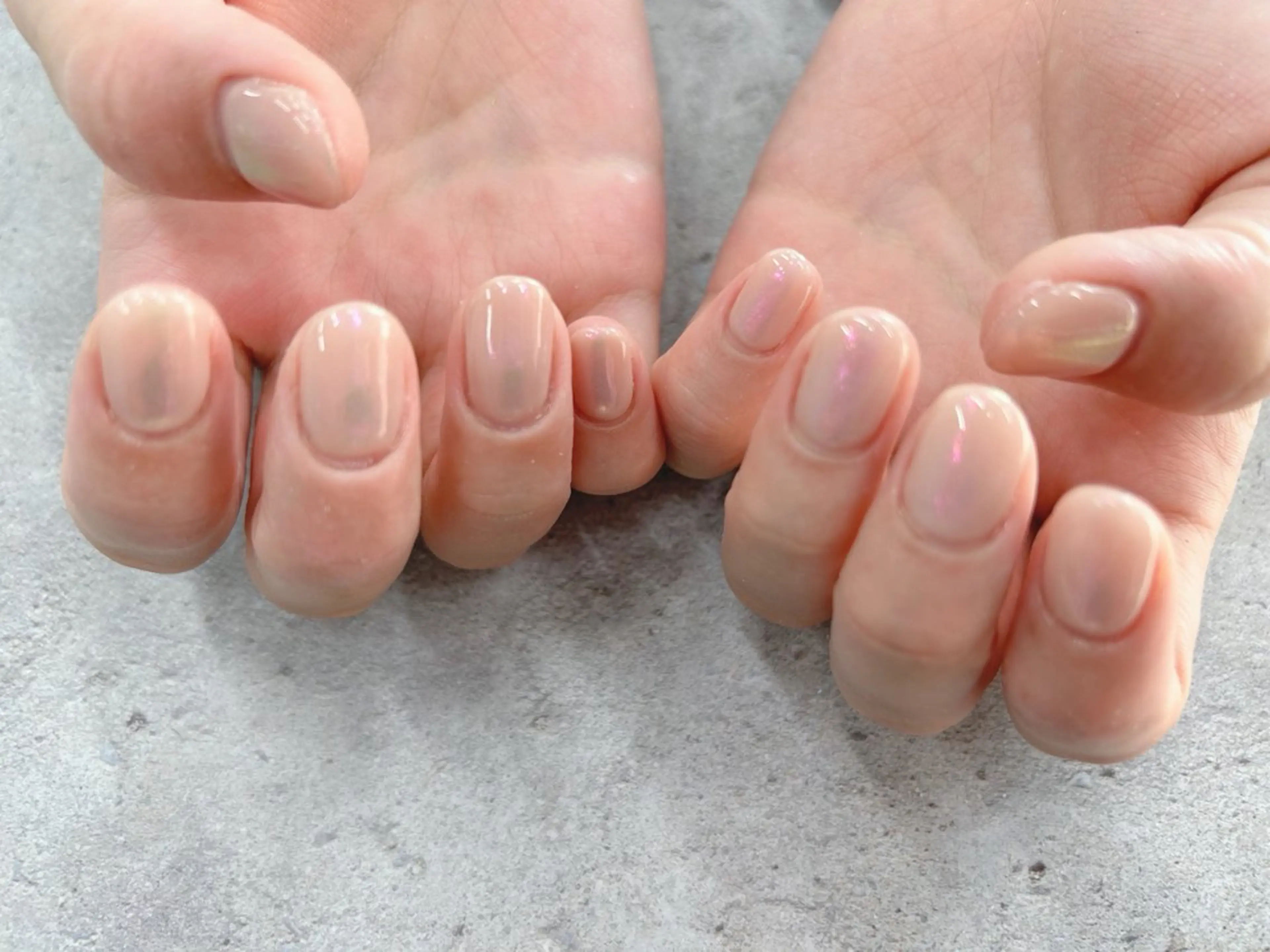 ネイル オーロラネイル ミラーネイル ハンドネイル Nail Salon agré所属・agré ネイルサロン　アグレのネイルデザイン