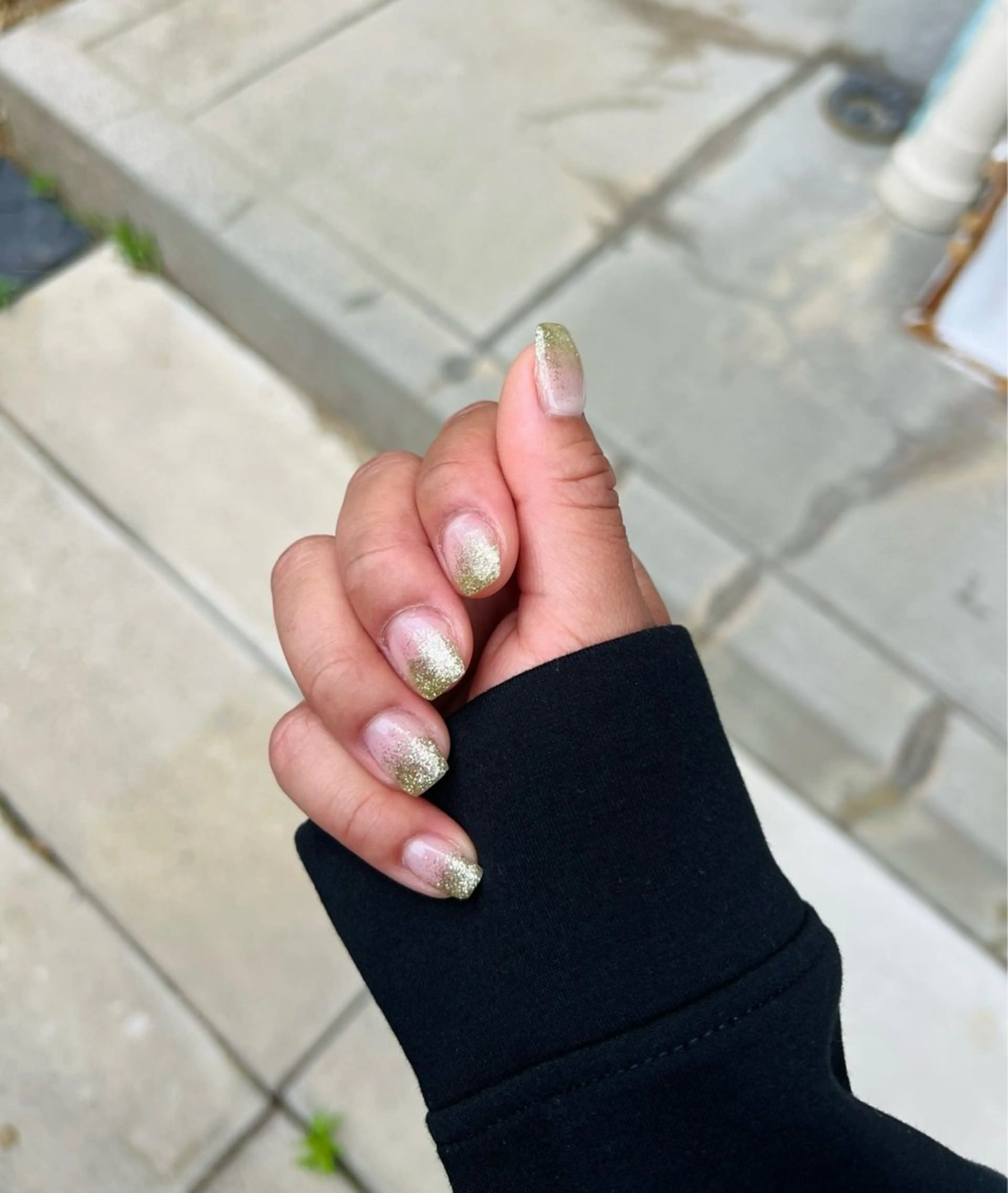 ネイル グラデーション ラメ(グリッター) ラメグラデーション ATELIERHARLOW所属・nailist MOEのネイルデザイン