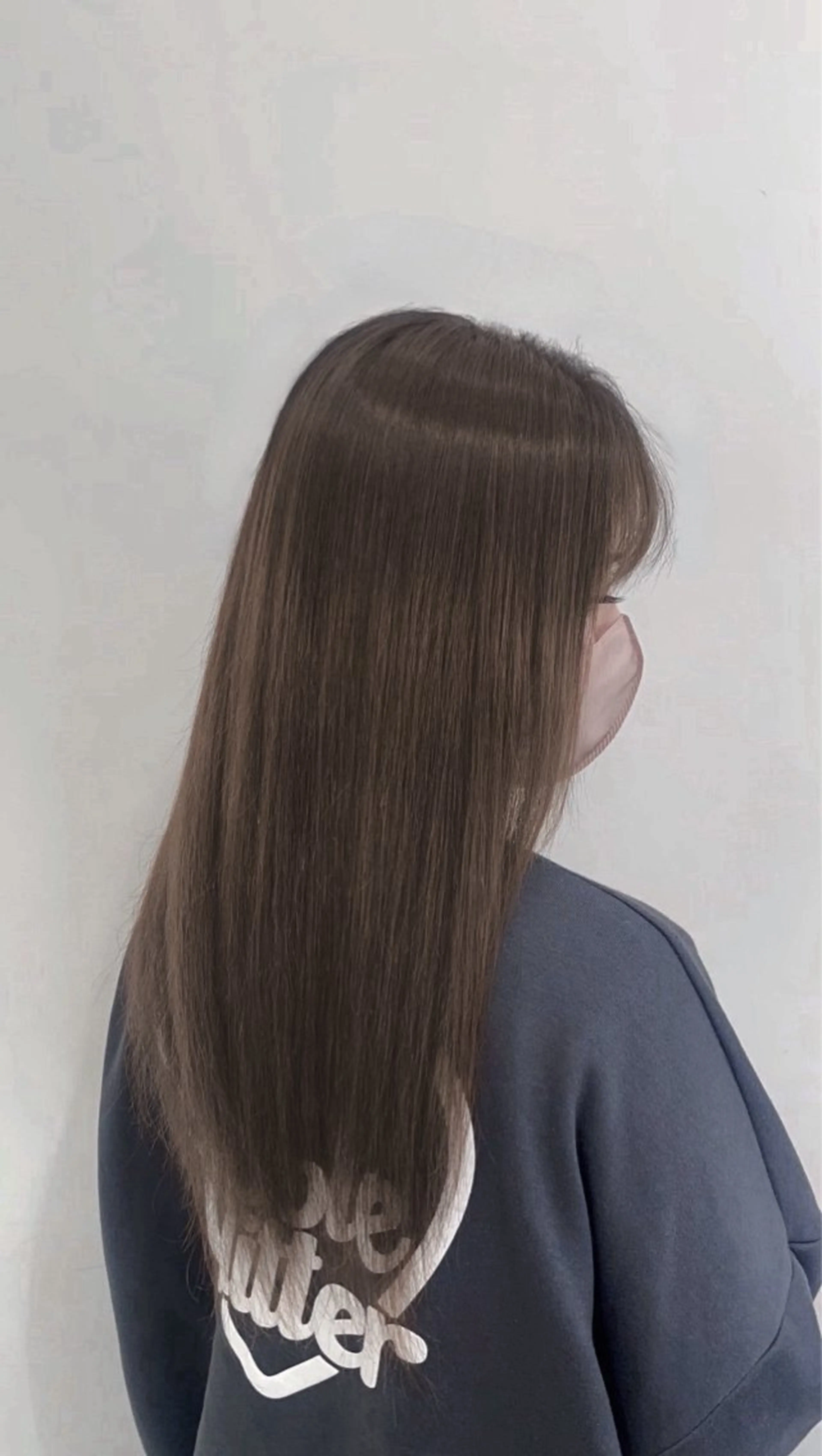 ロング カラー ブリーチ 💖大人韓国ヘア💖 韓国艶カラー【銀座】のヘアスタイル