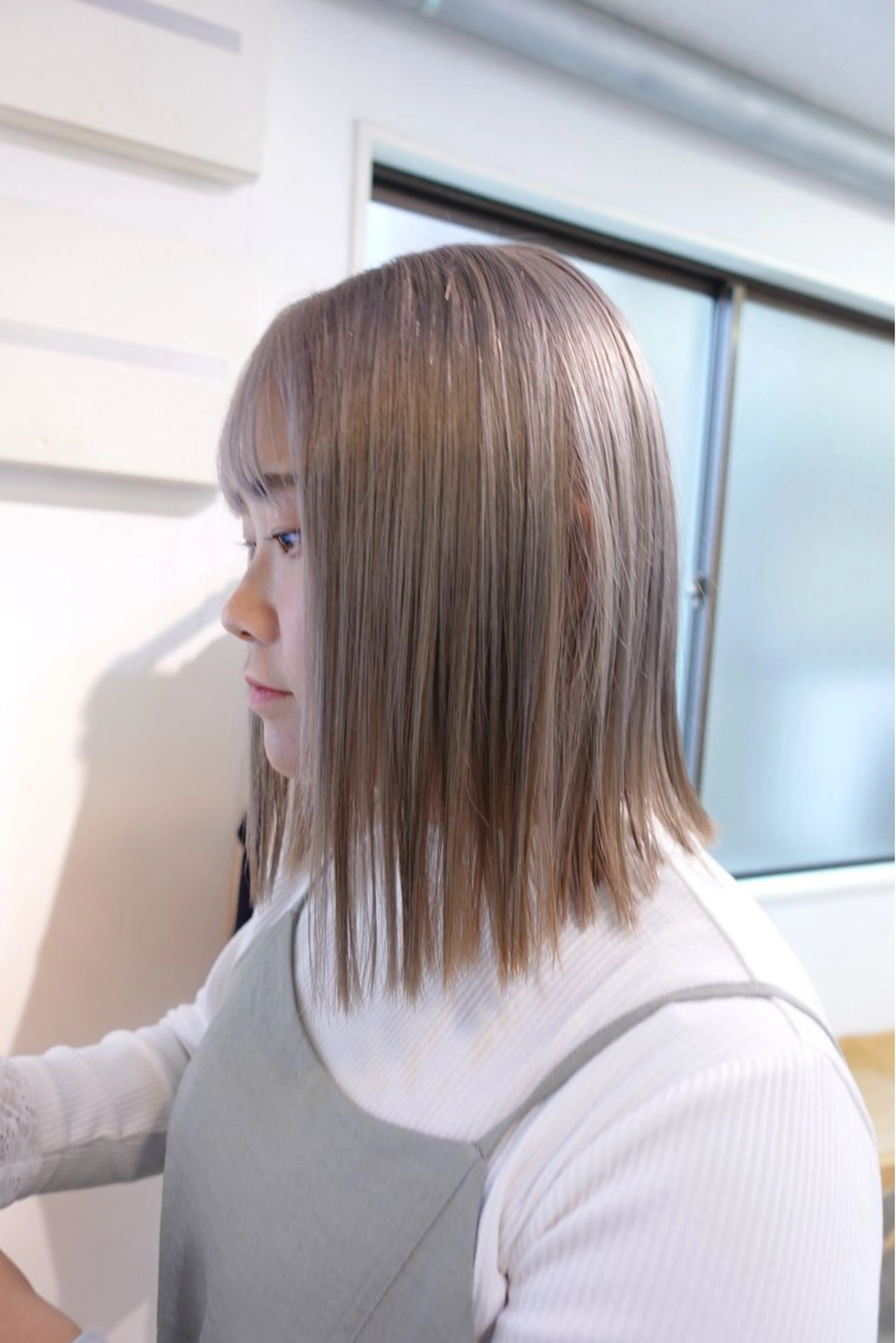 ミディアム カラー ヘアカラー sakura🌸 レイヤー/韓国ヘアのヘアスタイル