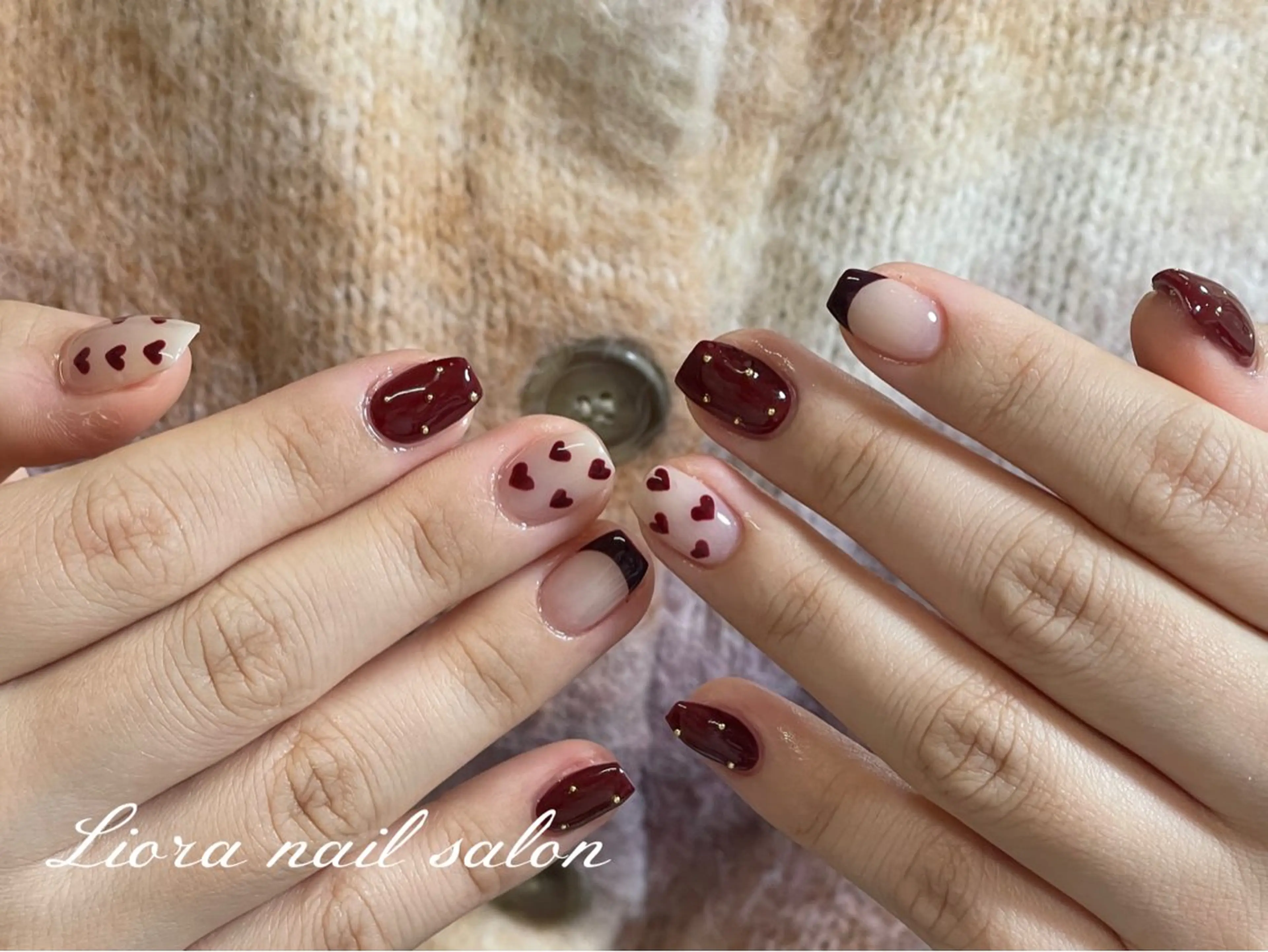 ネイル チークネイル フットネイル フレンチネイル ジェルネイル ガーリー ハンドネイル Liora nail スカルプ専門店のネイルデザイン