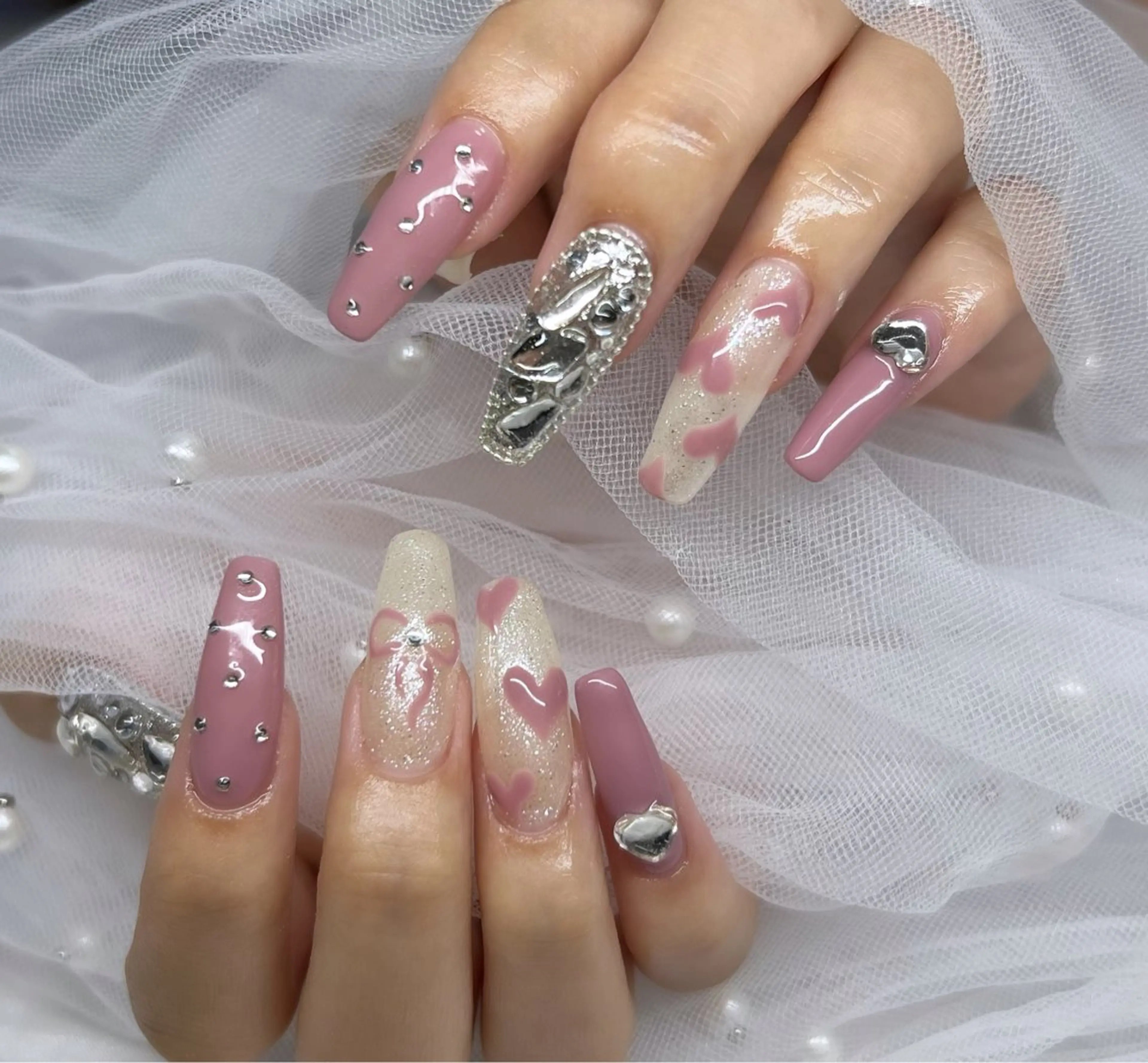 ネイル ハンドネイル Minako 【Charmant】のネイルデザイン