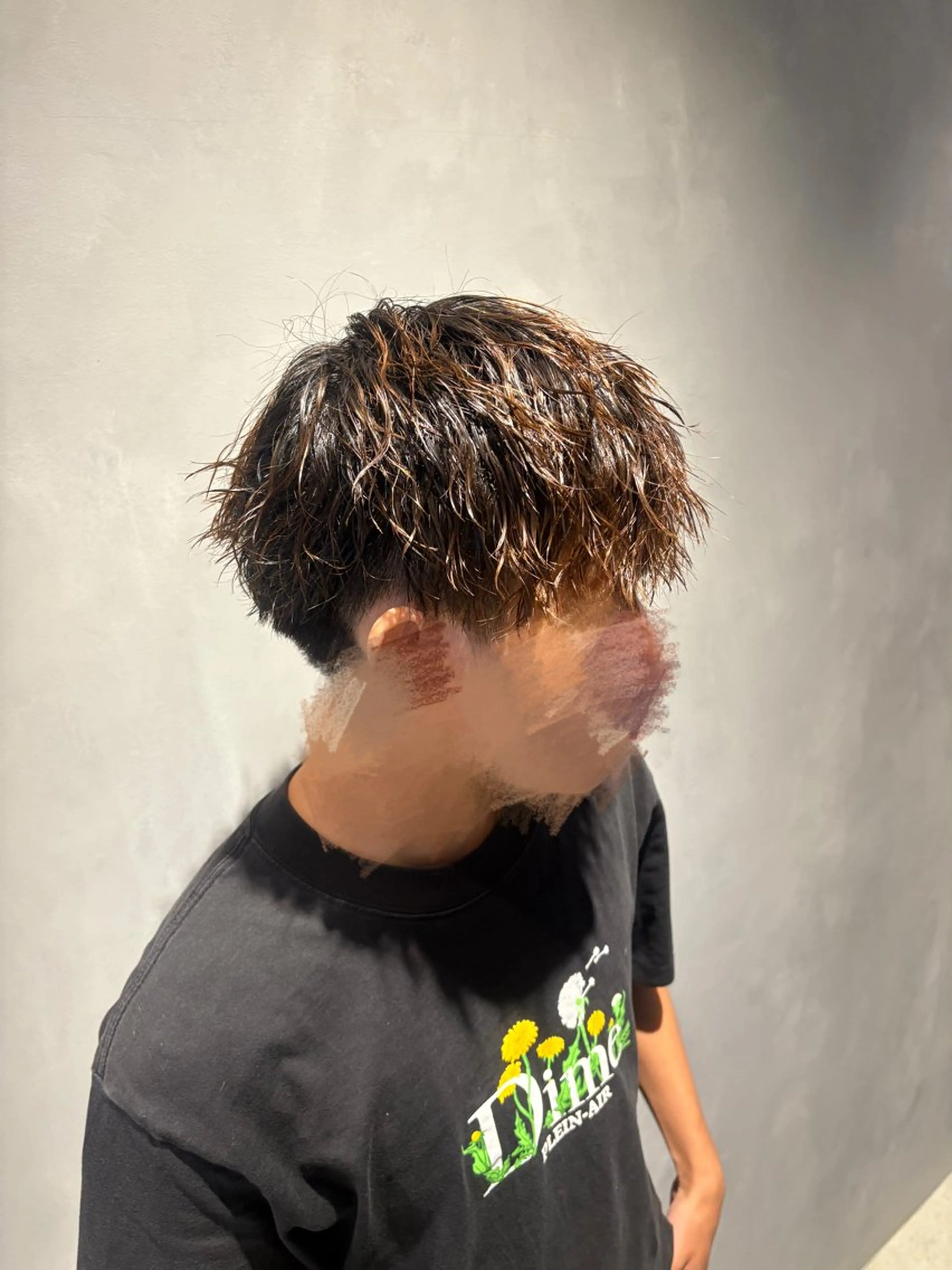 ショート パーマ メンズ メンズパーマ ツイストスパイラルパーマ スパイラルパーマ カット パーマ トリートメント 10〜30代垢抜けメ ンズ特化/かのんのヘアスタイル