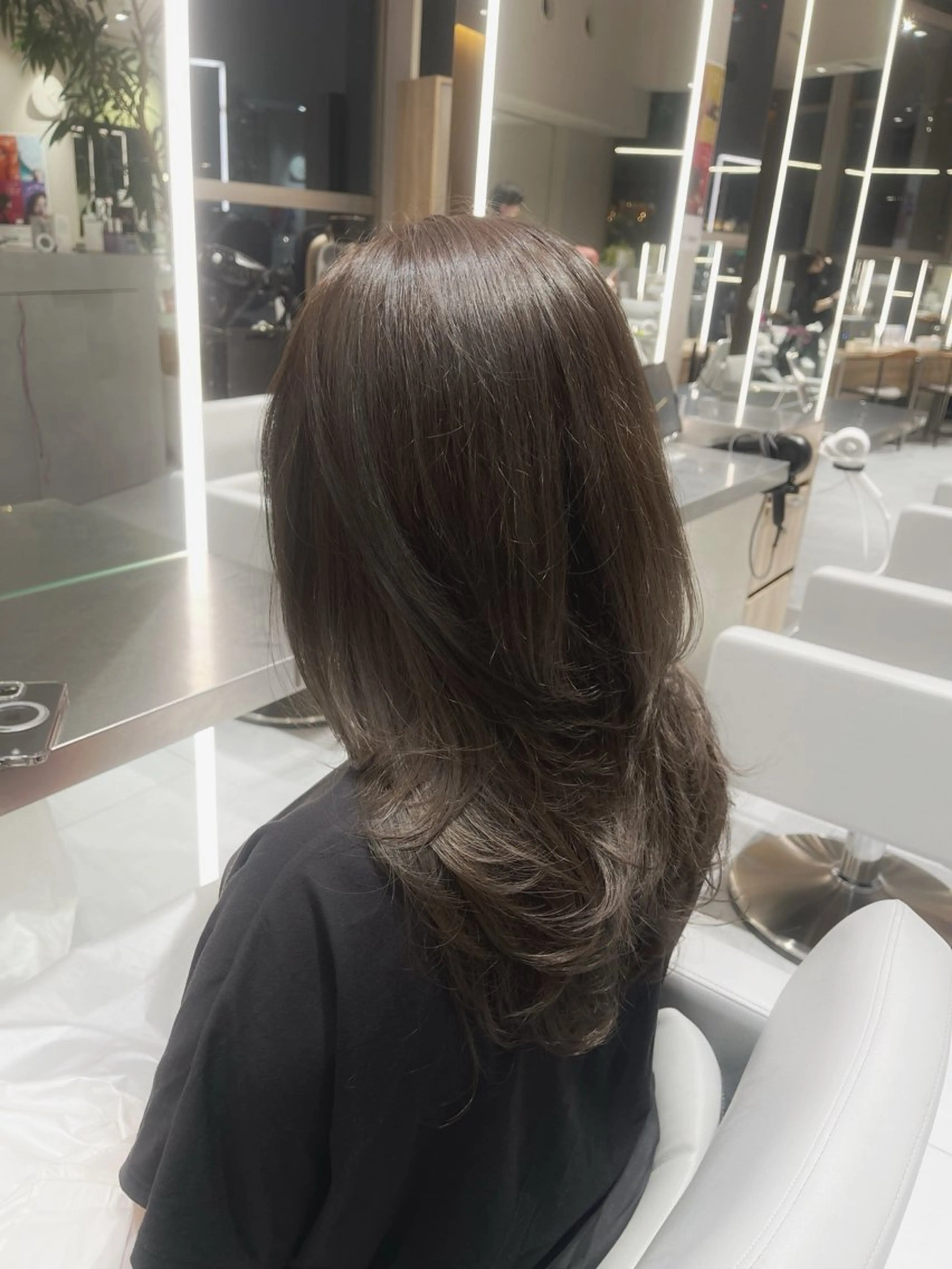 ロング レイヤーカット カット 🎀縮毛矯正/ボブ /渋谷/MIKI🎀のヘアスタイル