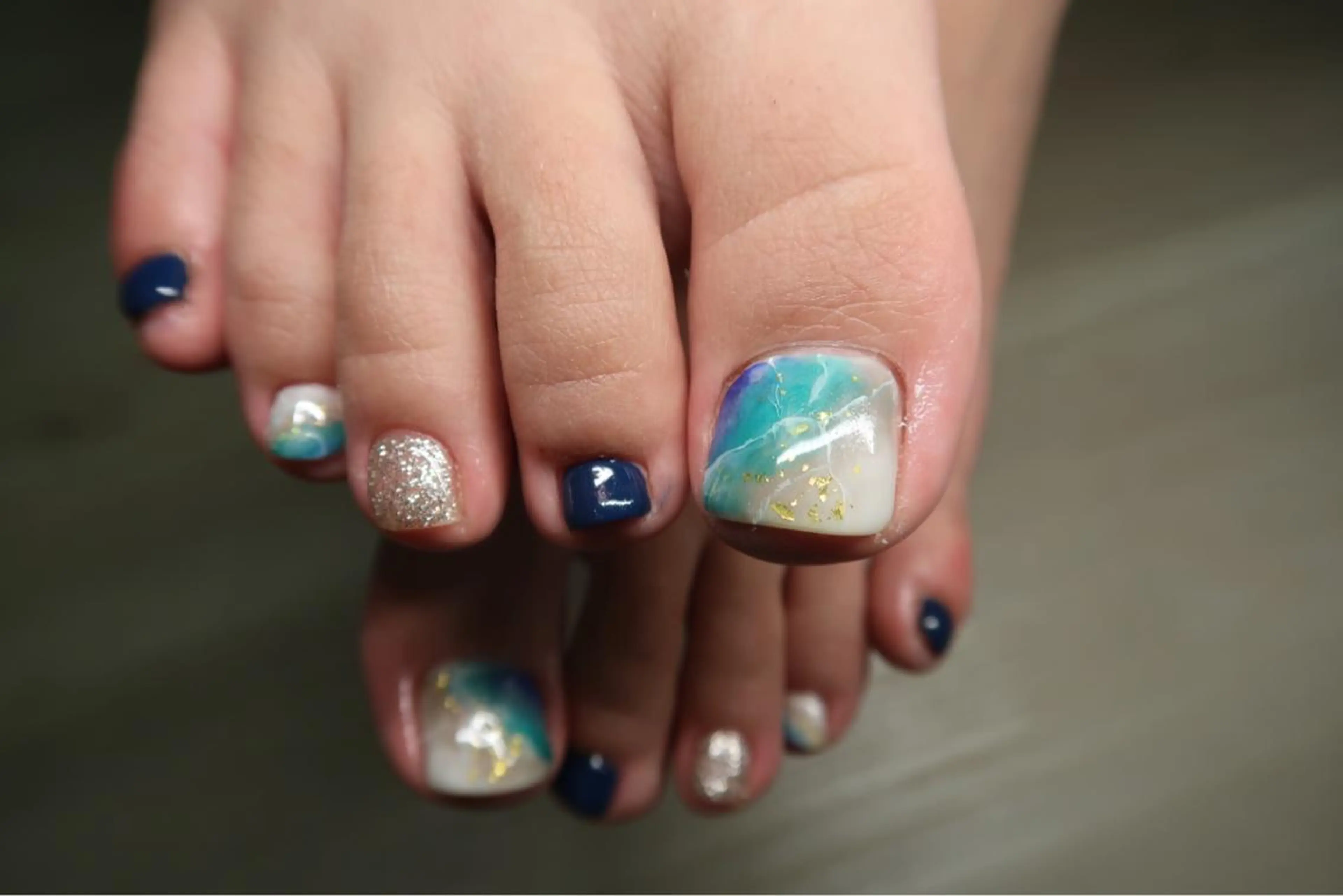 ネイル フットネイル Fielia momoのネイルデザイン