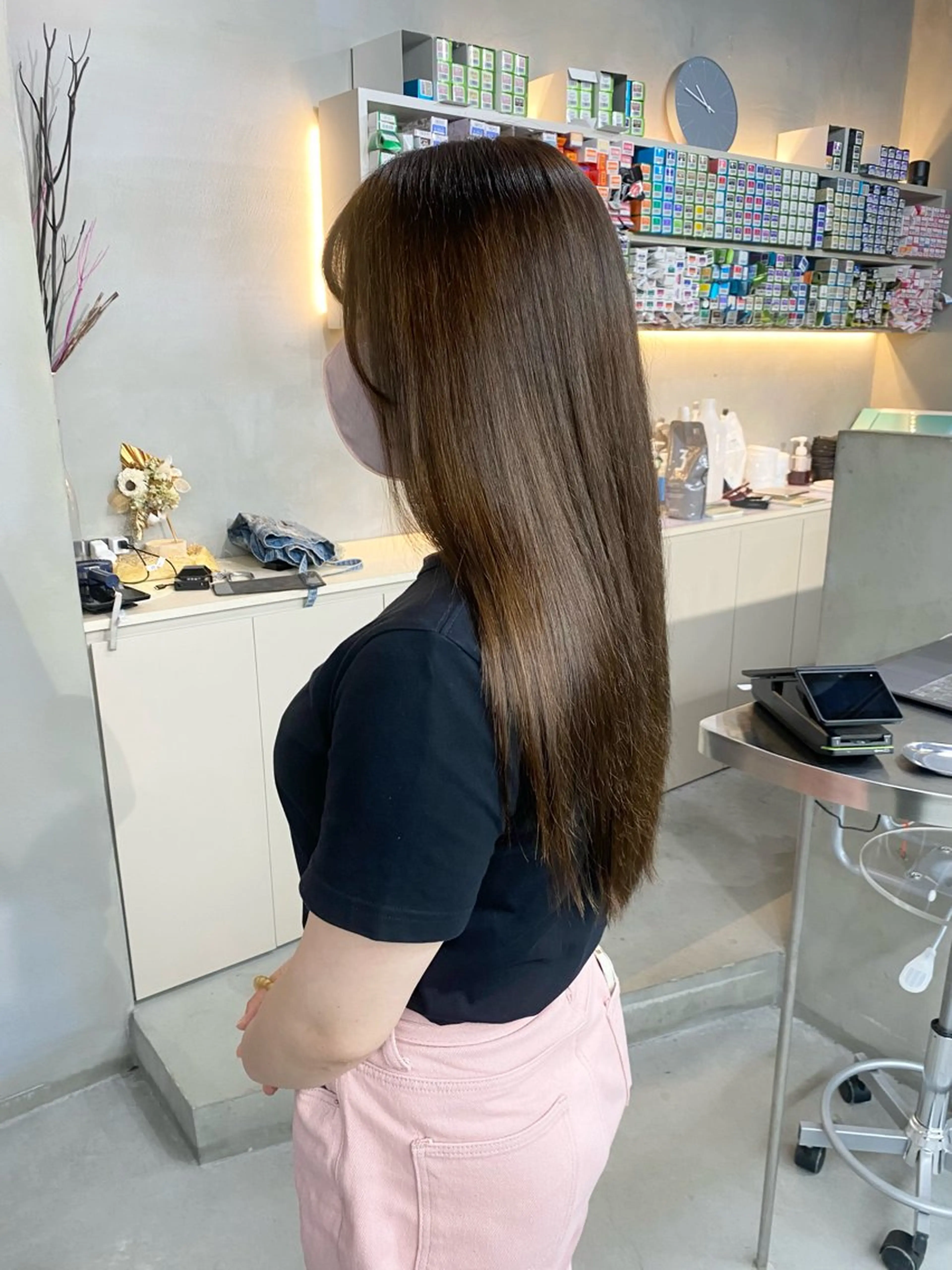 ロング カラー ヘアカラー トリートメント qulim所属・前橋 姫奈のヘアスタイル