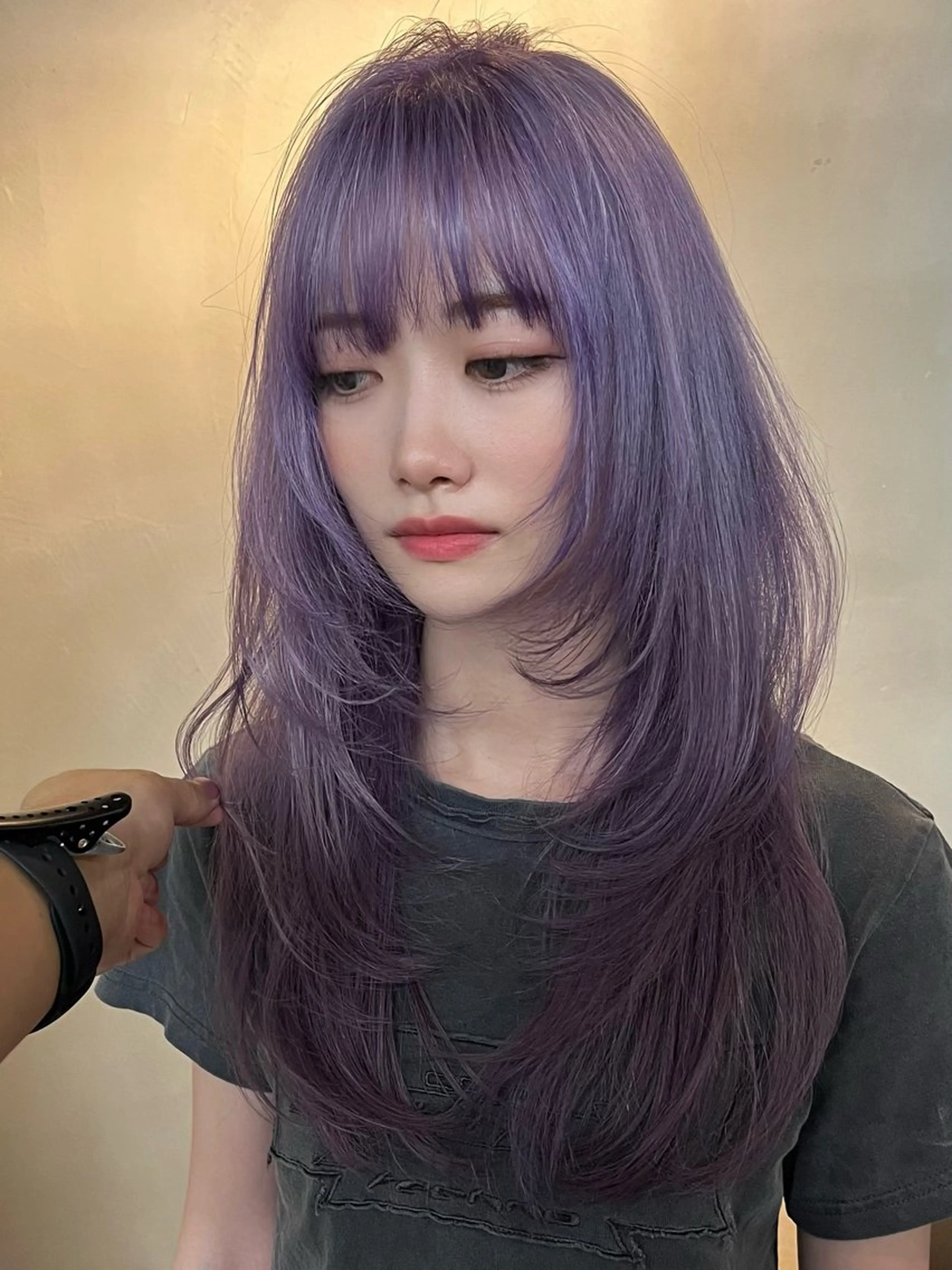 セミロング カラー カット ヘアカラー ウルフ/レイヤー ⚡️ITSUKU⚡️のヘアスタイル