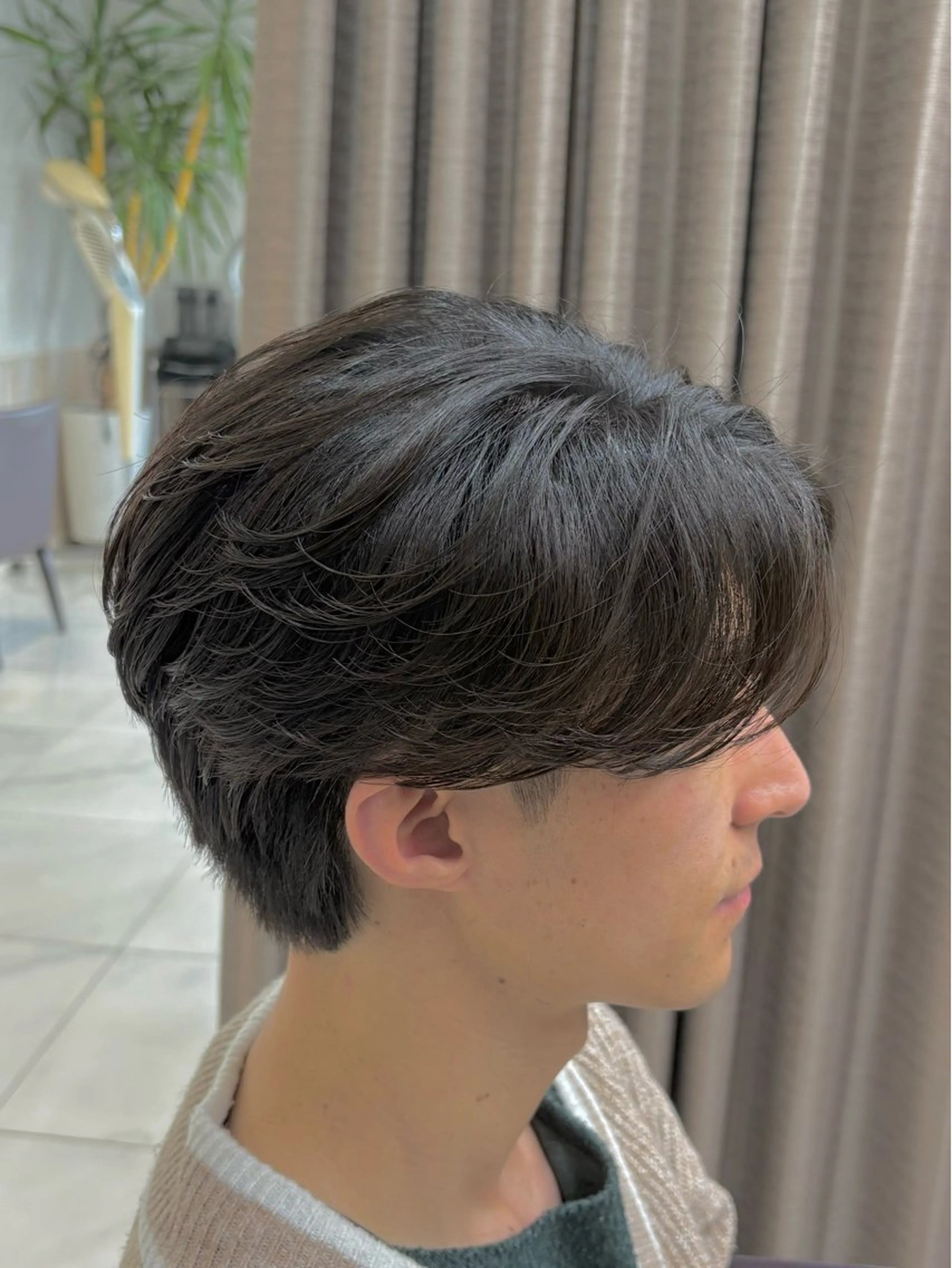 ショート パーマ メンズ カット パーマ GRANDEUR ryuのヘアスタイル