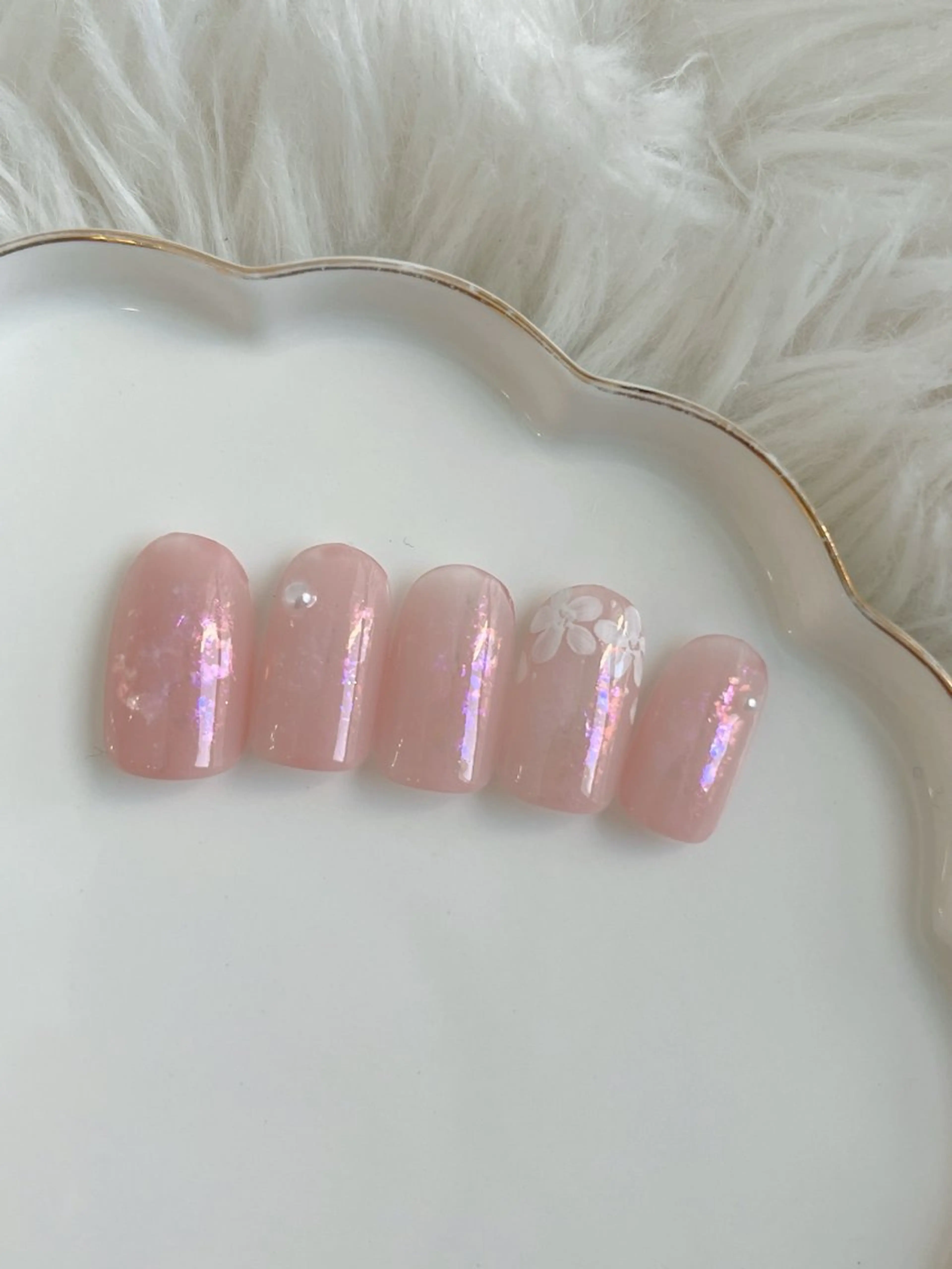 ネイル フラワーネイル ハンドネイル ネイルサロンバニラ所属・清水 絢音のネイルデザイン