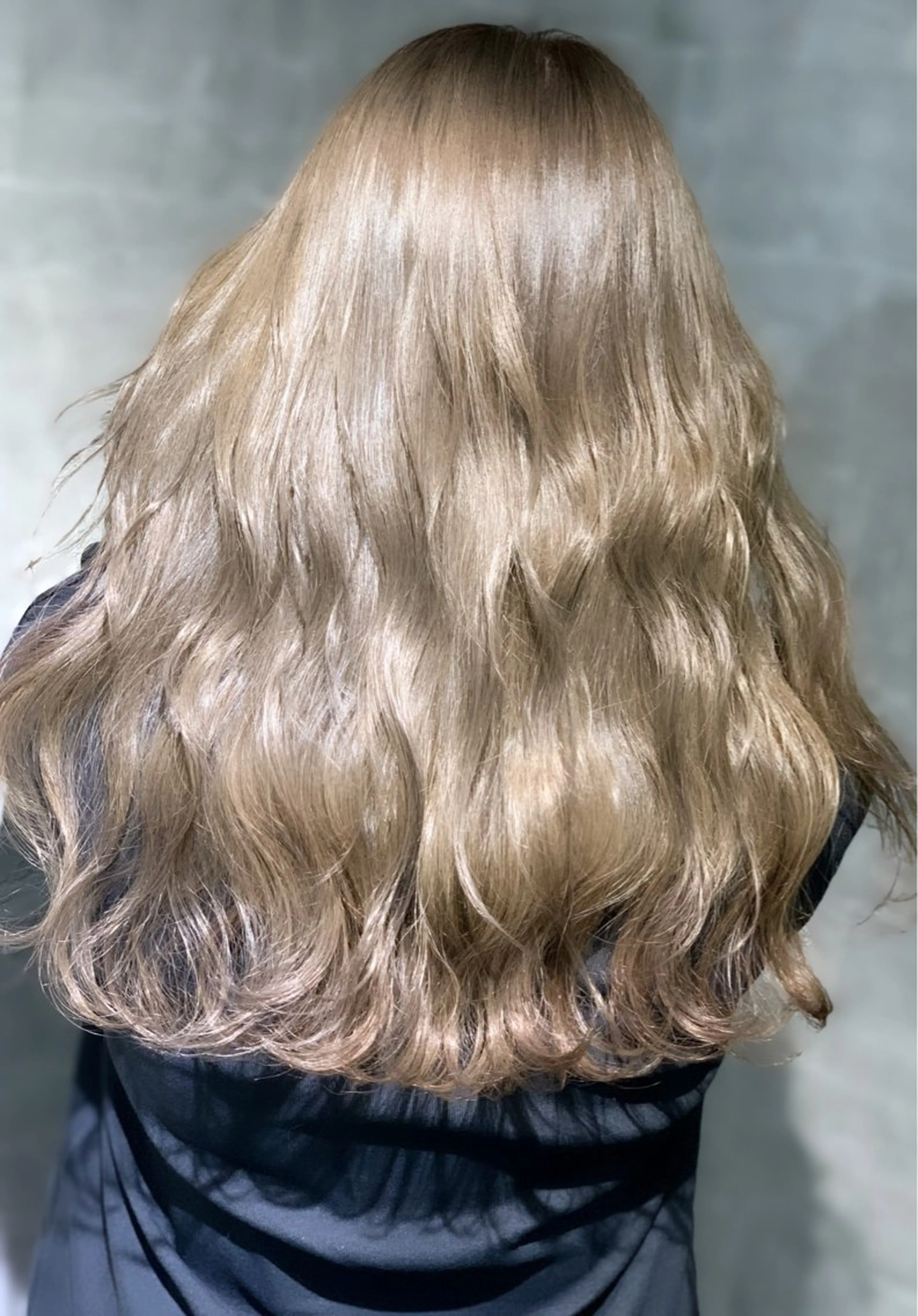 ロング ボブ ハイライト 髪質改善 韓国風ヘア レイヤーカット カット ヘアカラー トリートメント ank classic hair【アンククラシックヘアー】所属・バレ、ハイライト モデル募集　齋藤祐哉のヘアスタイル