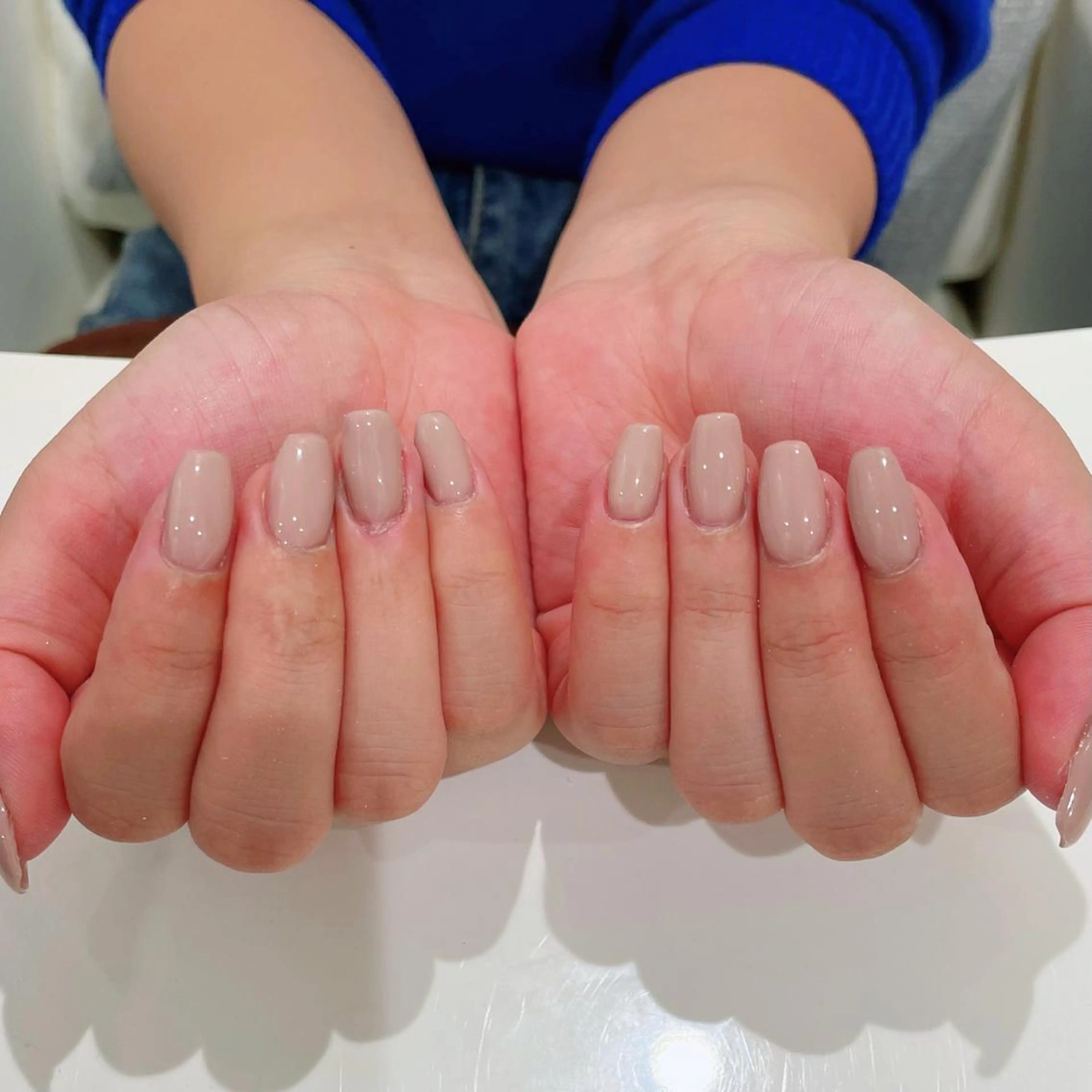 ネイル ワンカラーネイル ＿WHITE+南海難波店所属・_WHITE+ 南海難波店のネイルデザイン