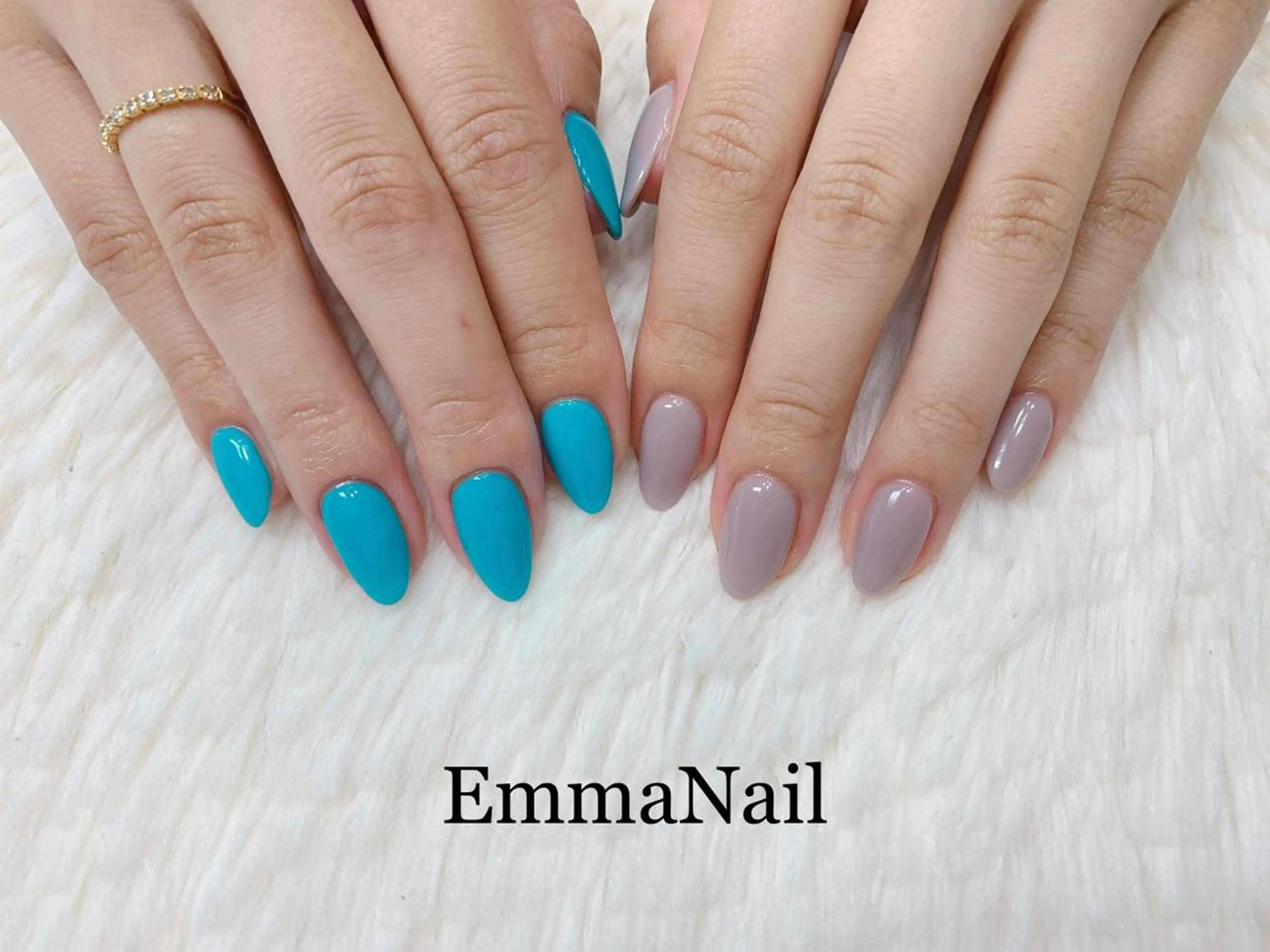 ネイル 夏ネイル ハンドネイル salon EM&A emiのネイルデザイン