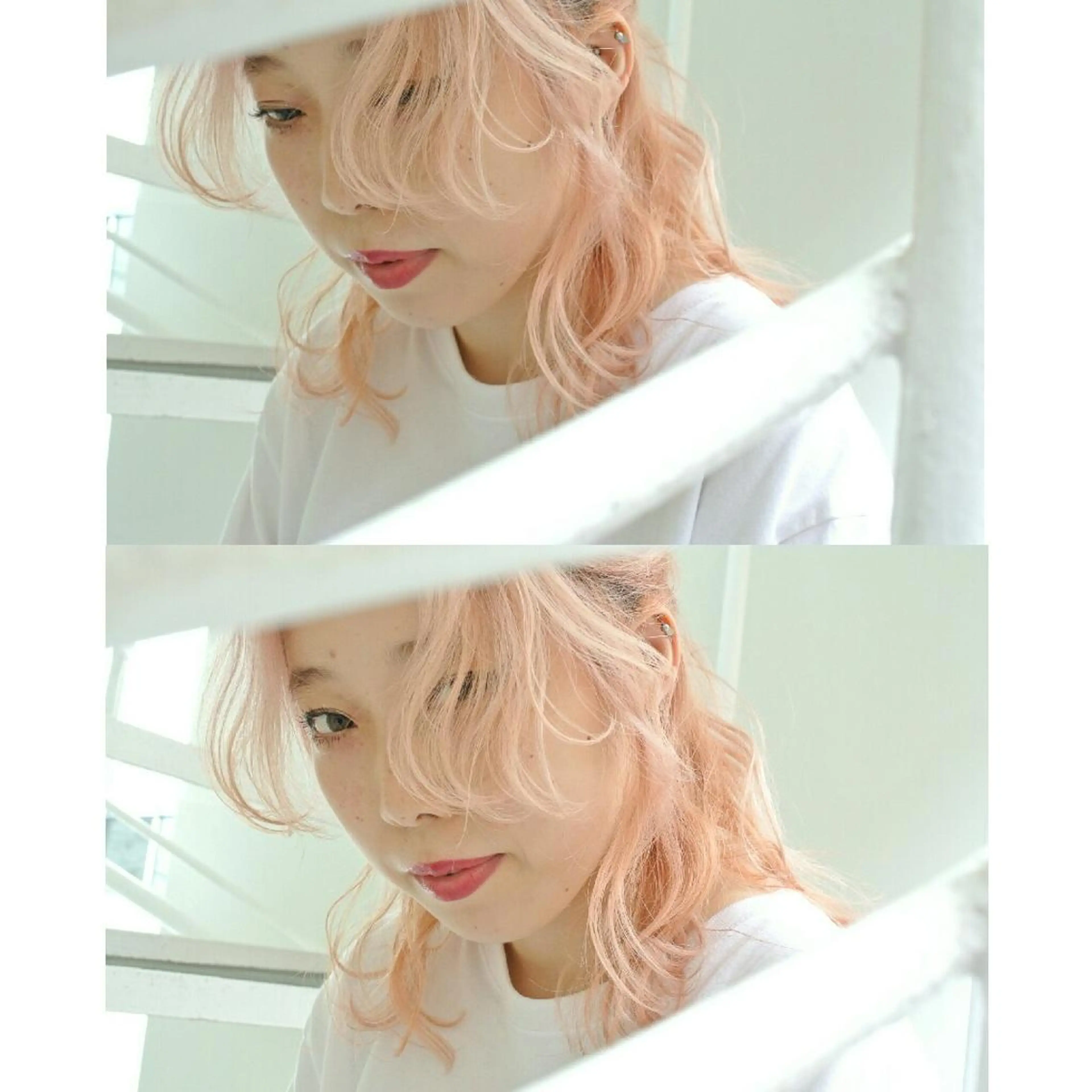 ミディアム カラー ブリーチ 樋口 千尋のヘアスタイル