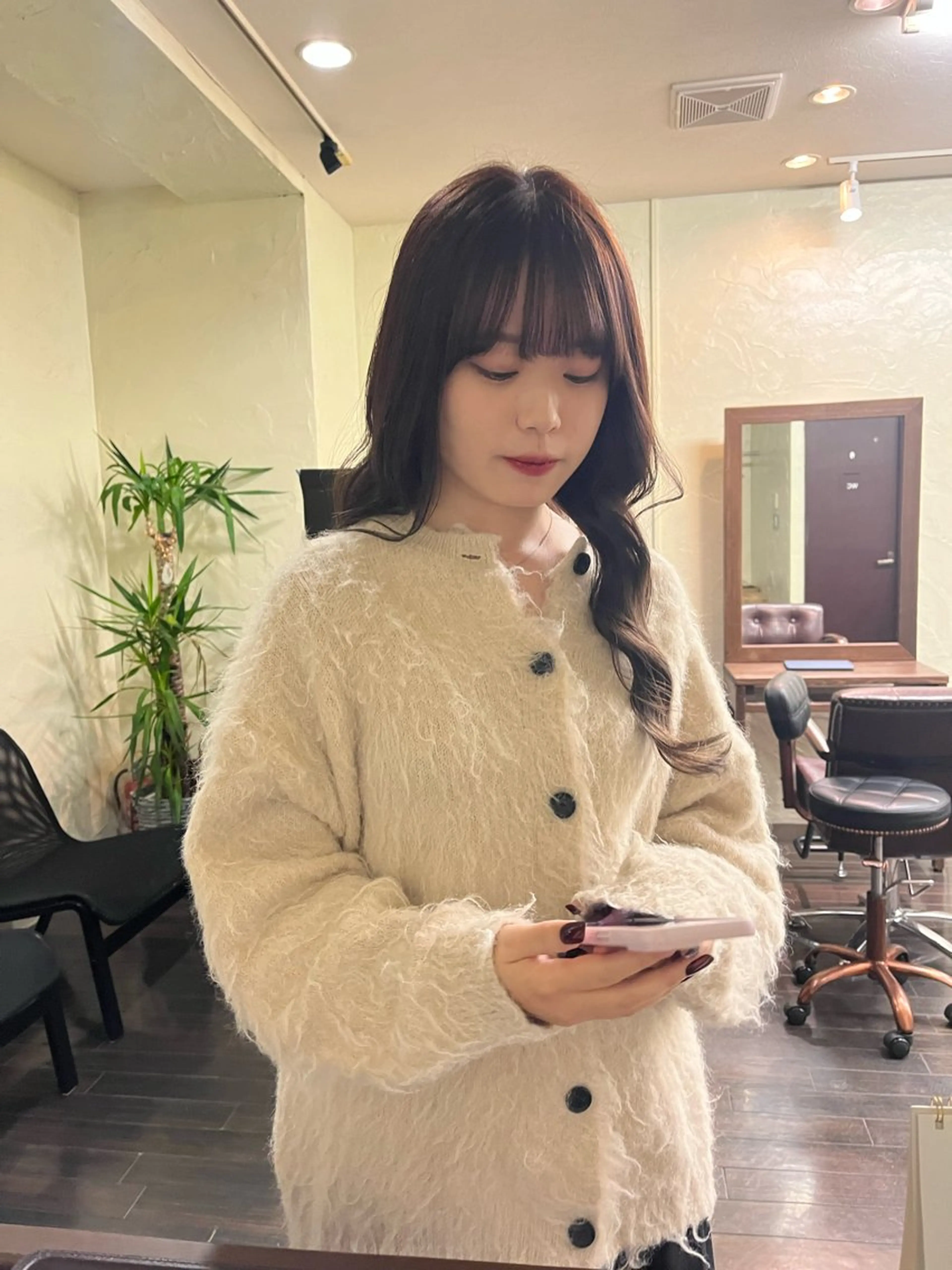 カラー ヘアアレンジ ブラウンカラー 船坂 詩乃のヘアスタイル