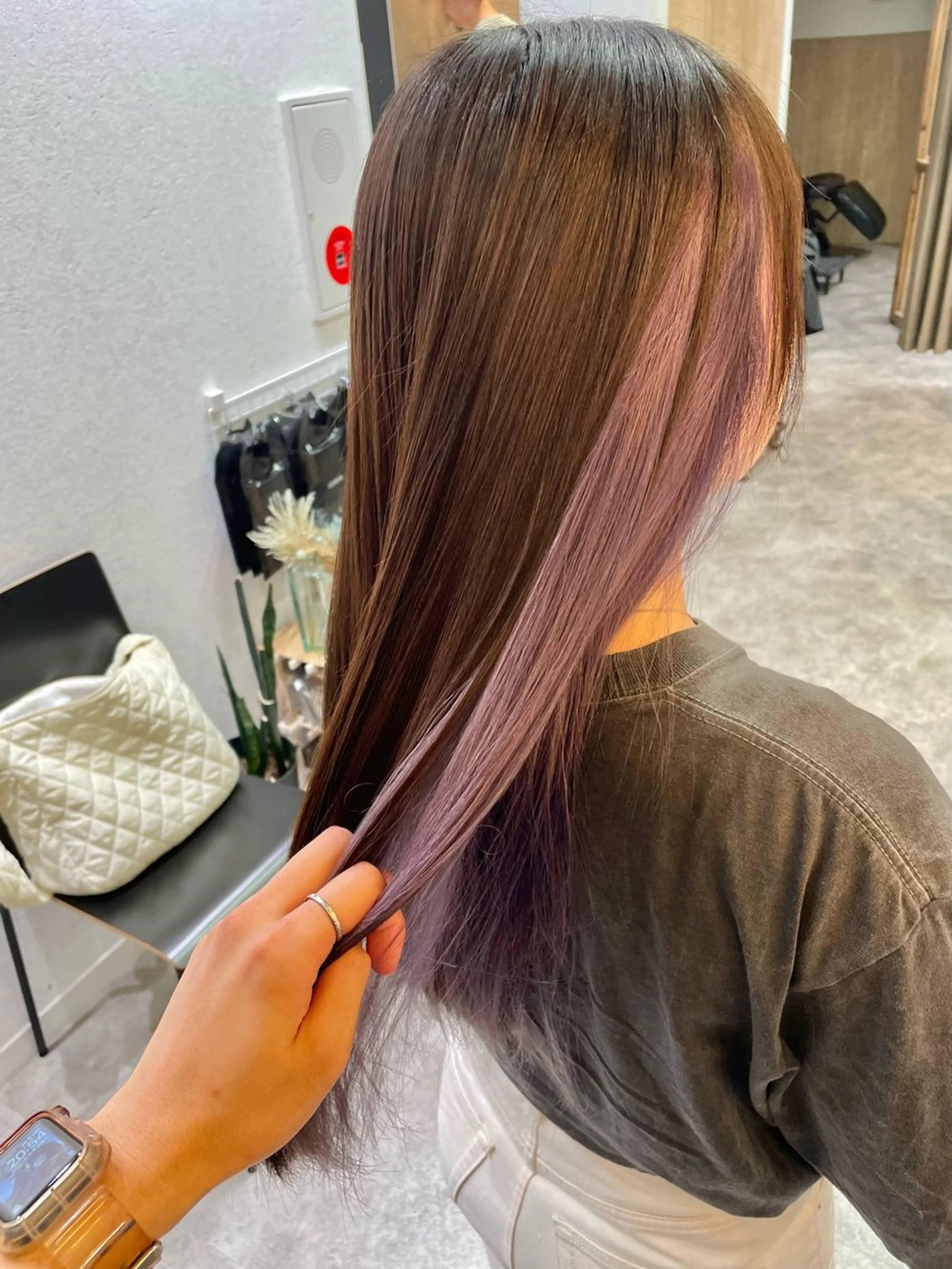 ロング カラー ヘアカラー トリートメント ブリーチ/ハイトーン 🌏💊RAINEのヘアスタイル