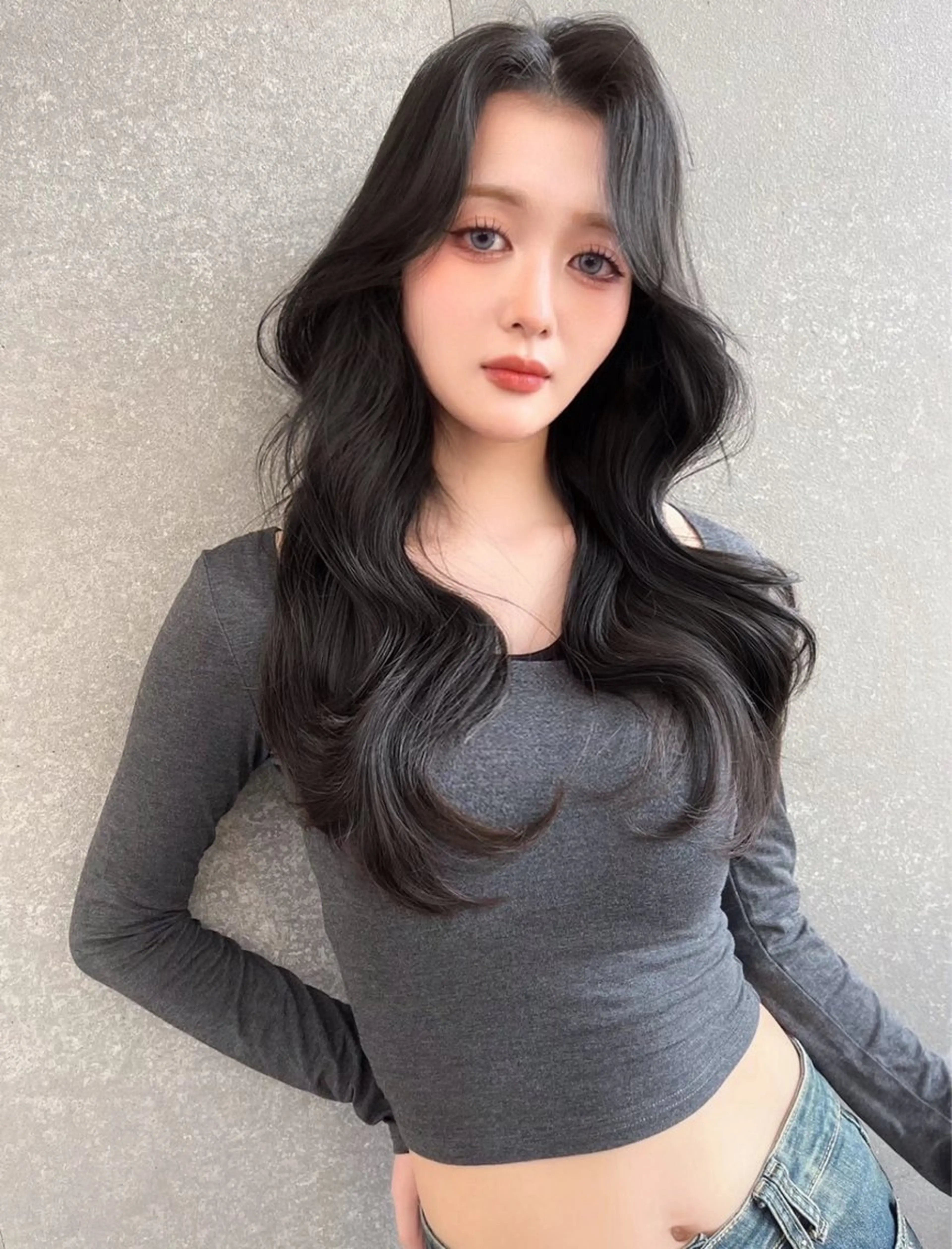 ロング カット ヘアカラー トリートメント 韓国ヘア/髪質改善 TAKAHIROのヘアスタイル