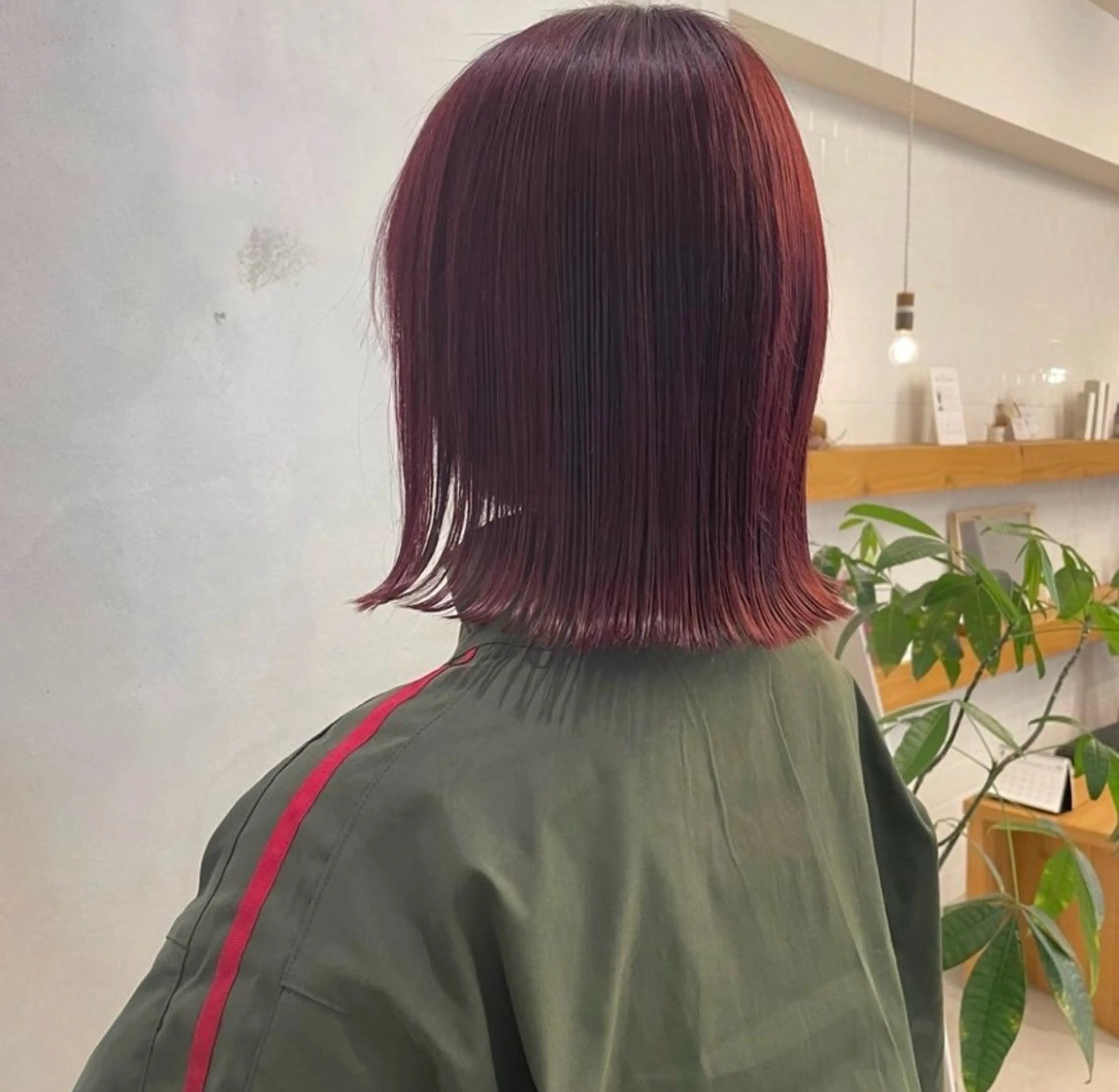 セミロング ヘアカラー ♡ハッシュカット/ レイヤー/yucoのヘアスタイル