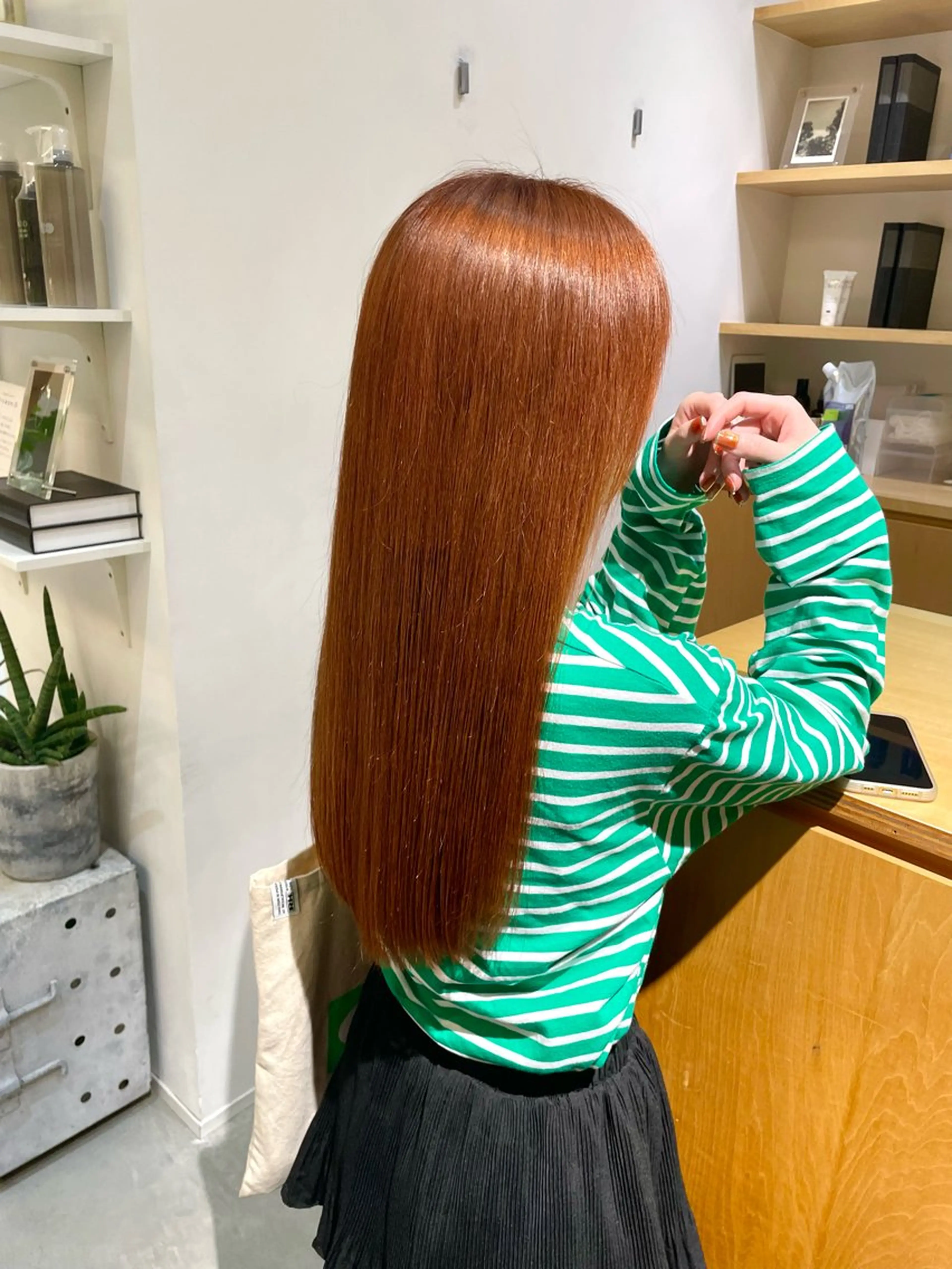 カラー 中田 大雅のヘアスタイル