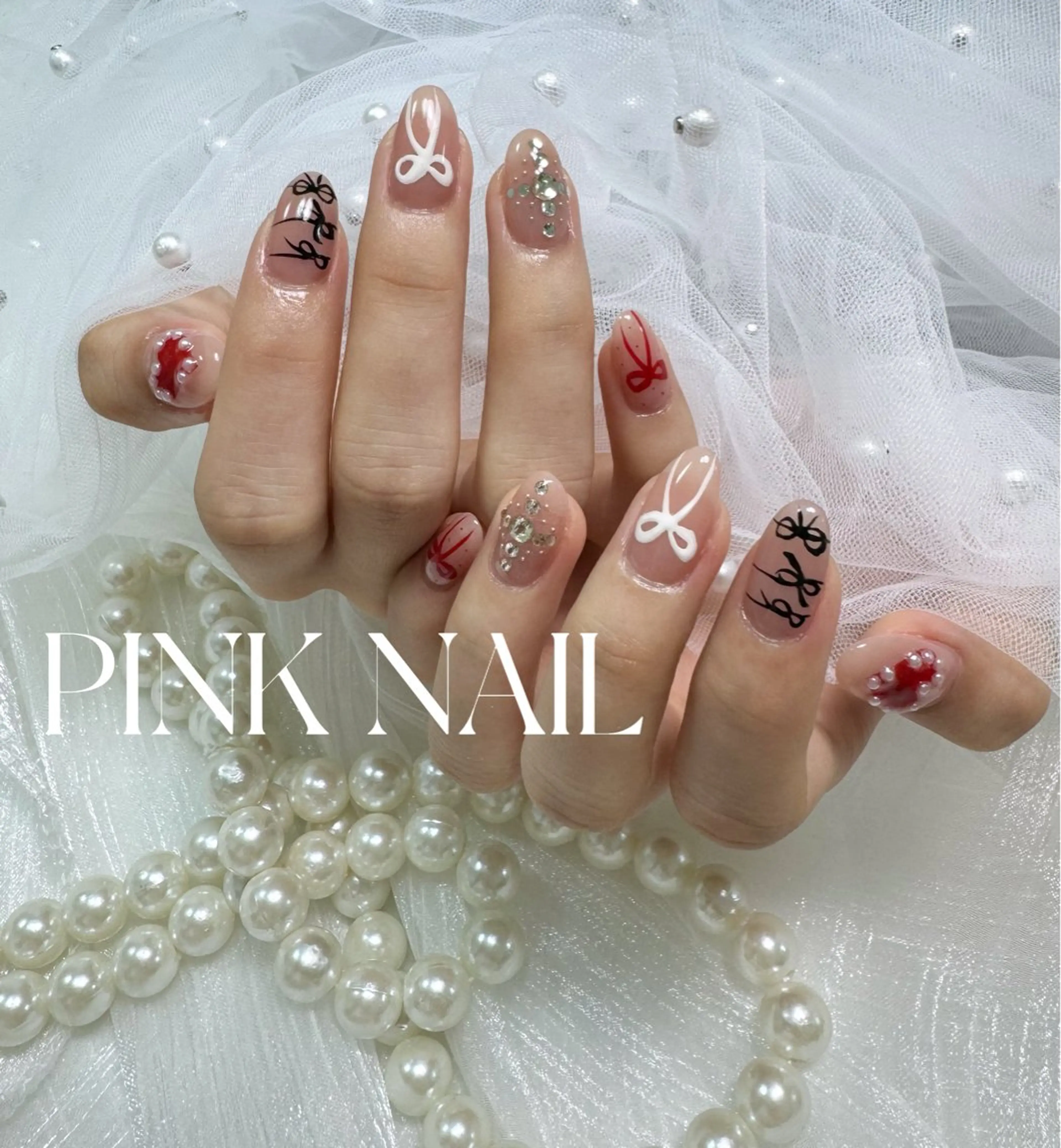 ネイル ハンドネイル pink nailのネイルデザイン