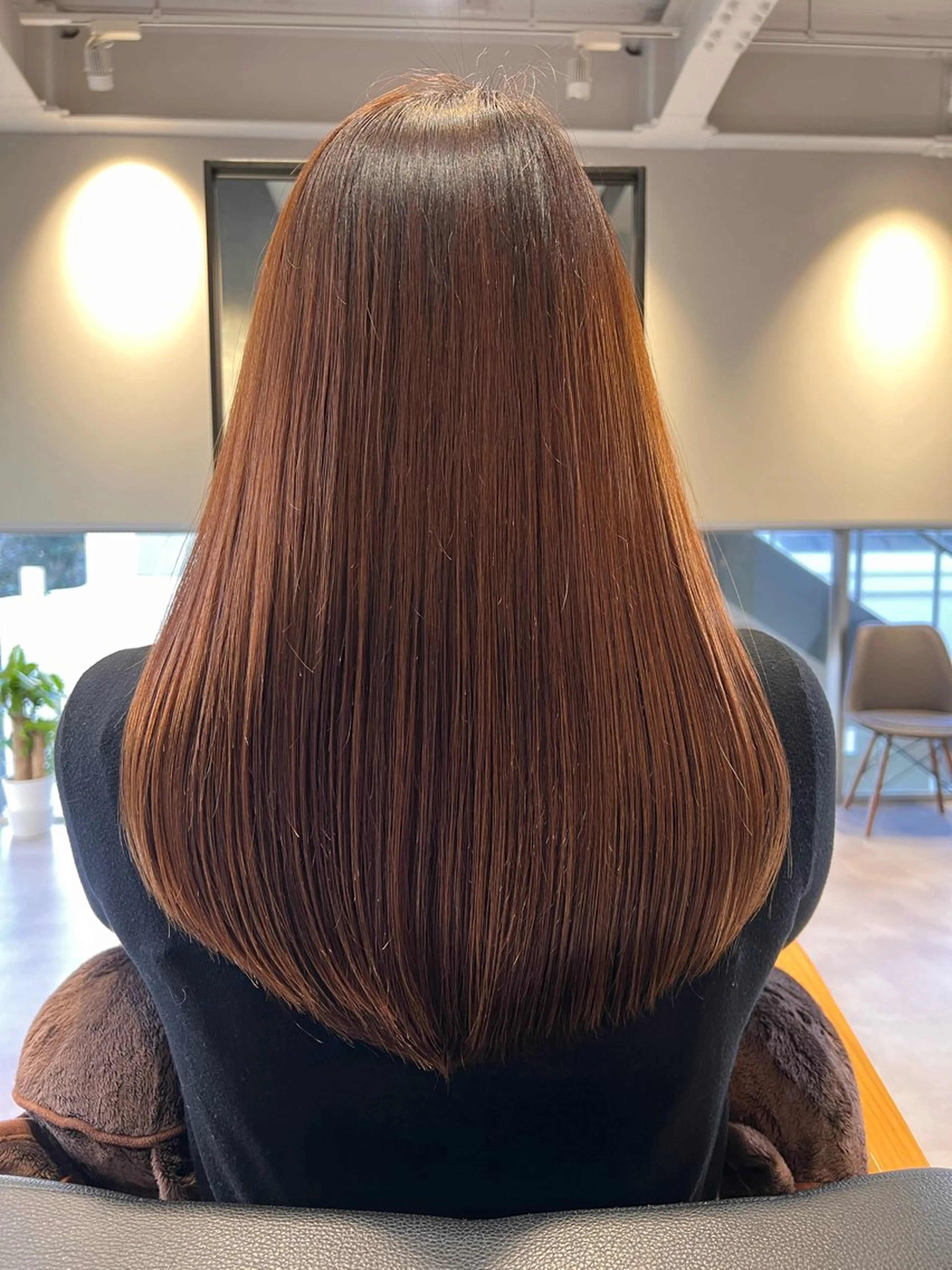 ロング カット 縮毛矯正 韓国風/オシャレ /縮毛矯正/滝口琴未のヘアスタイル