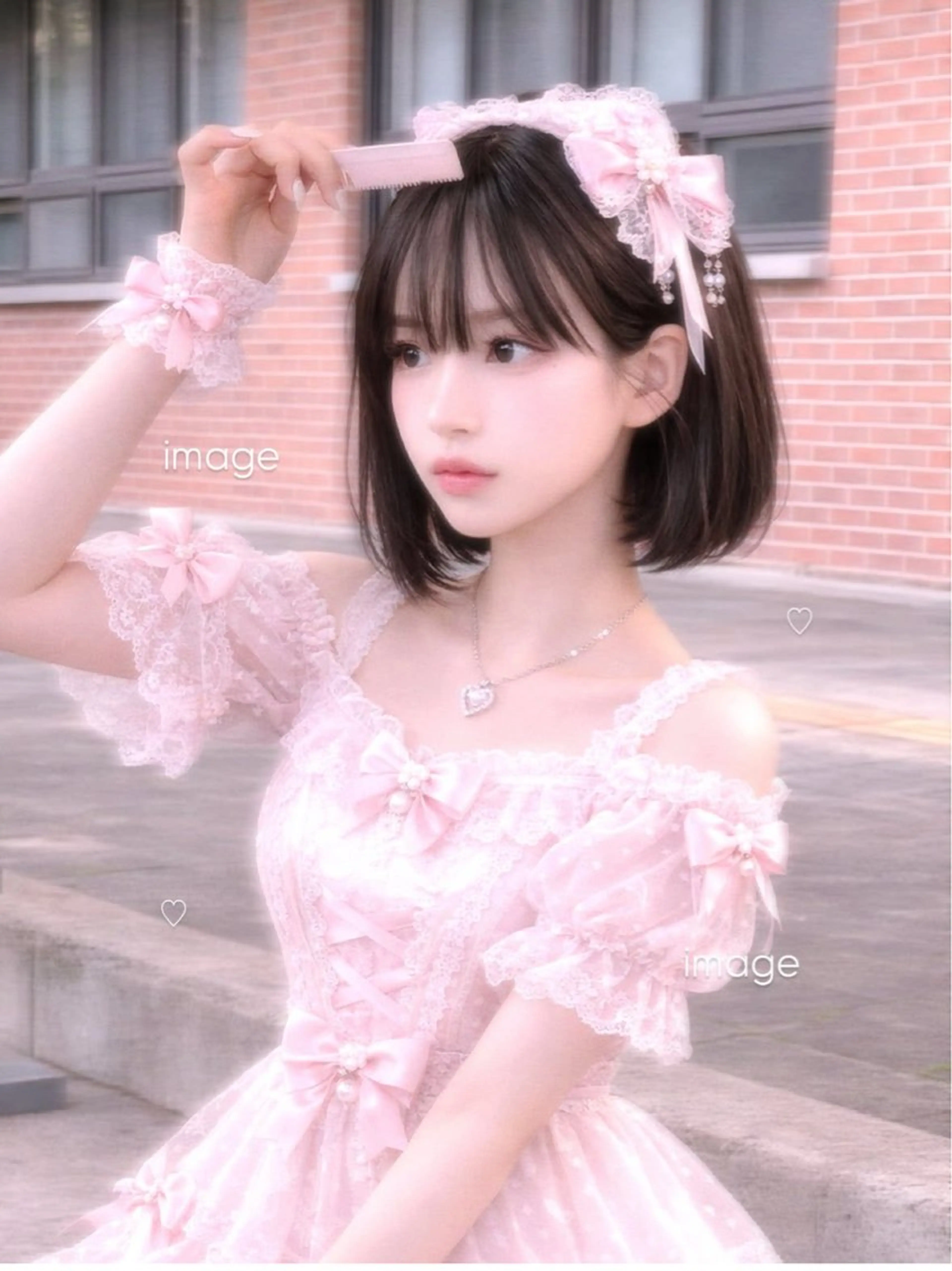 ショート ボブ momochan🍑 ドーリーボブカット♡のヘアスタイル