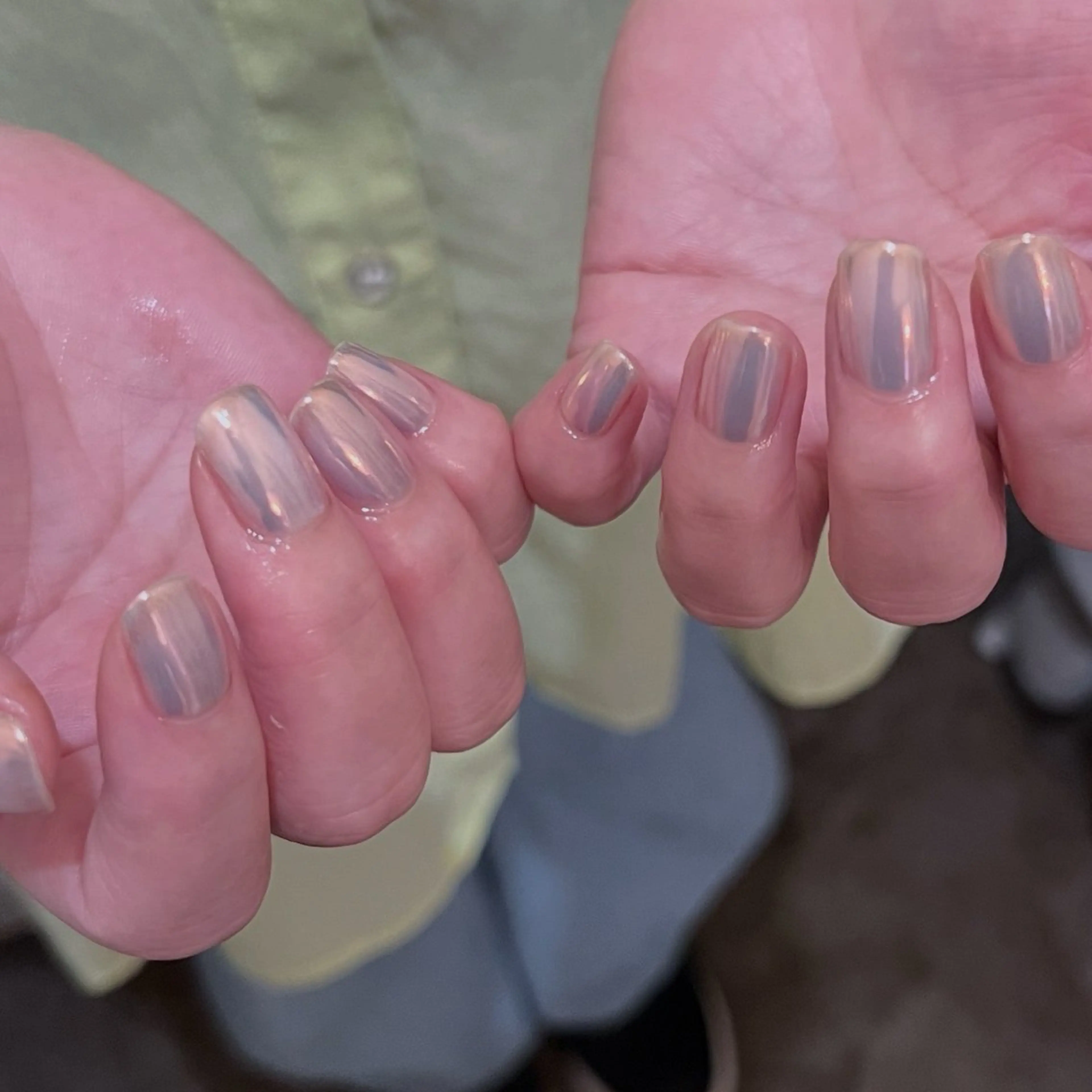 ネイル オーロラネイル フラッシュネイル マグネットネイル urun eriのネイルデザイン