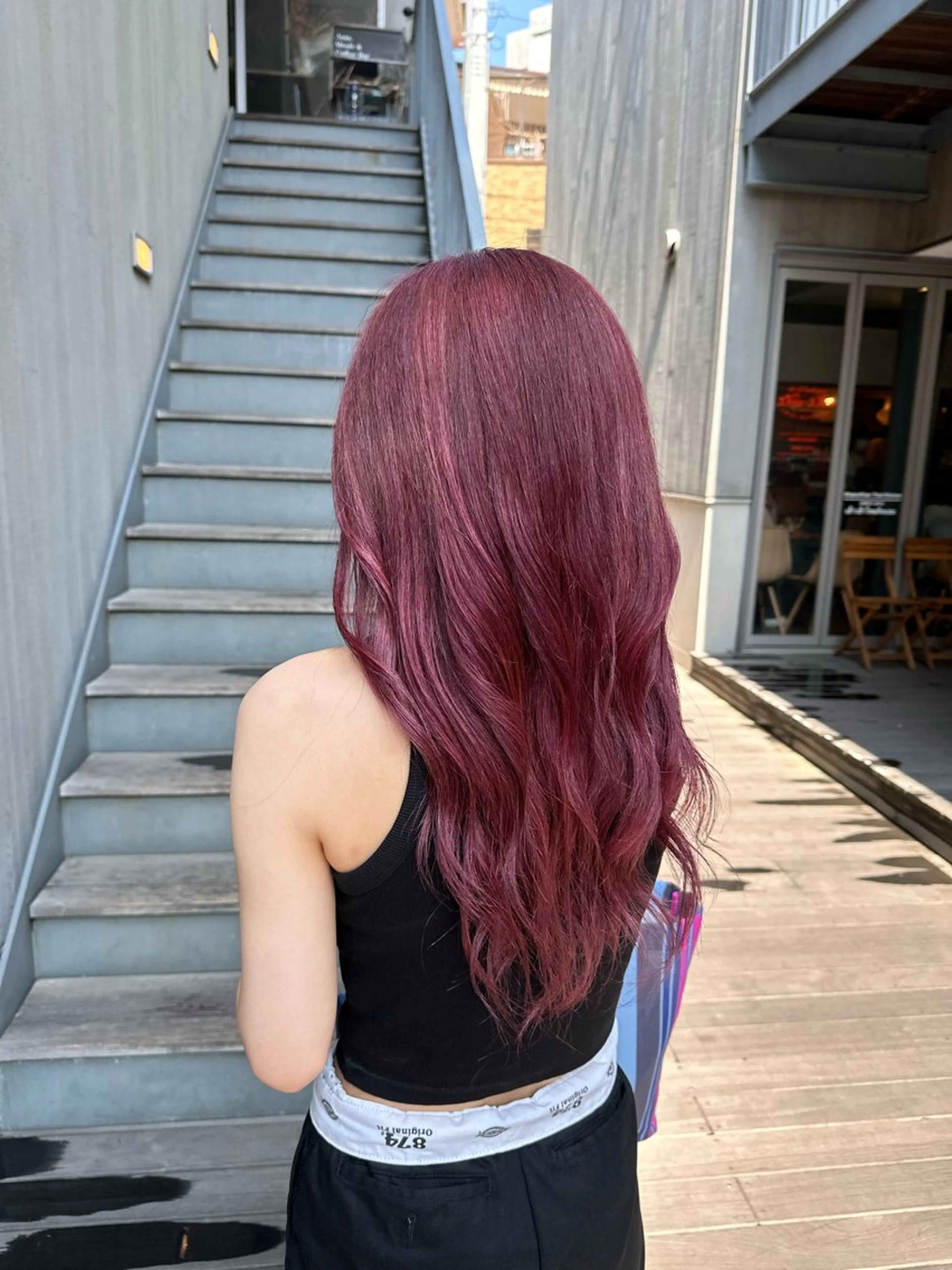 ロング カラー 似合わせレイヤー 海外風レイヤーmioのヘアスタイル