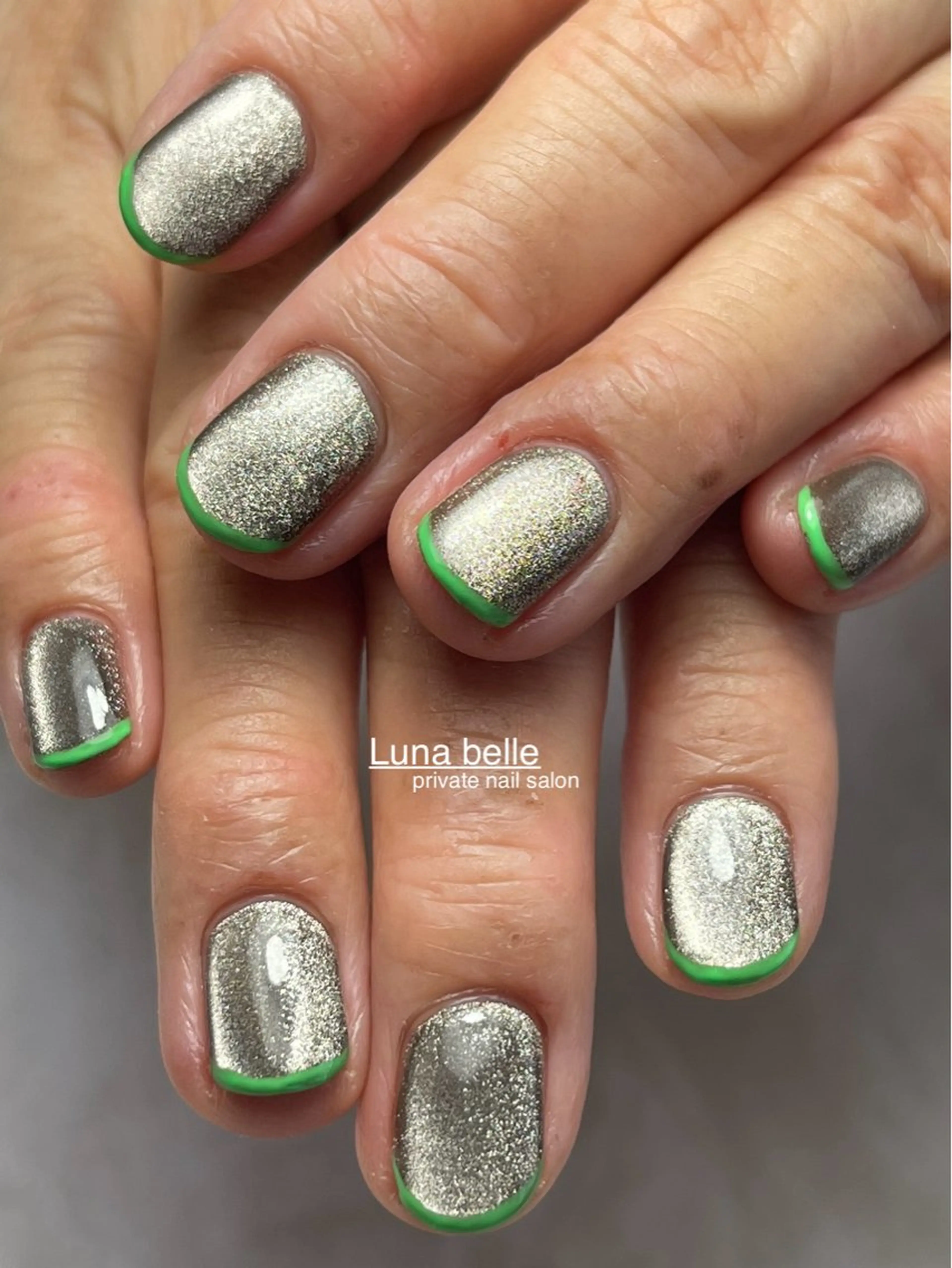 ネイル マグネットネイル ハンドネイル LUNA BELLEのネイルデザイン