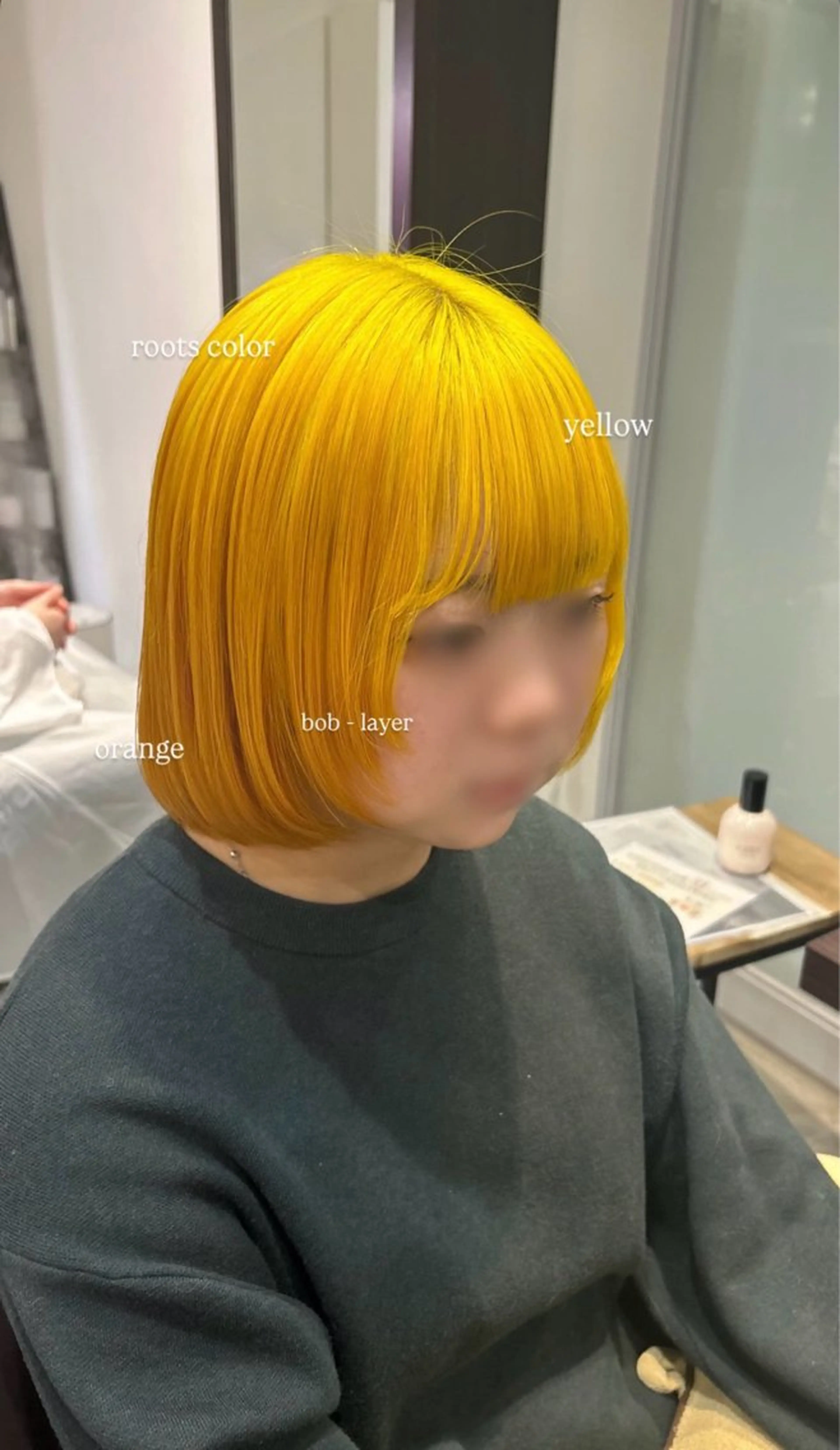 ショート カラー ボブレイヤー ボブ レイヤーカット ヘアカラー 坂本奈都美 🎀のヘアスタイル