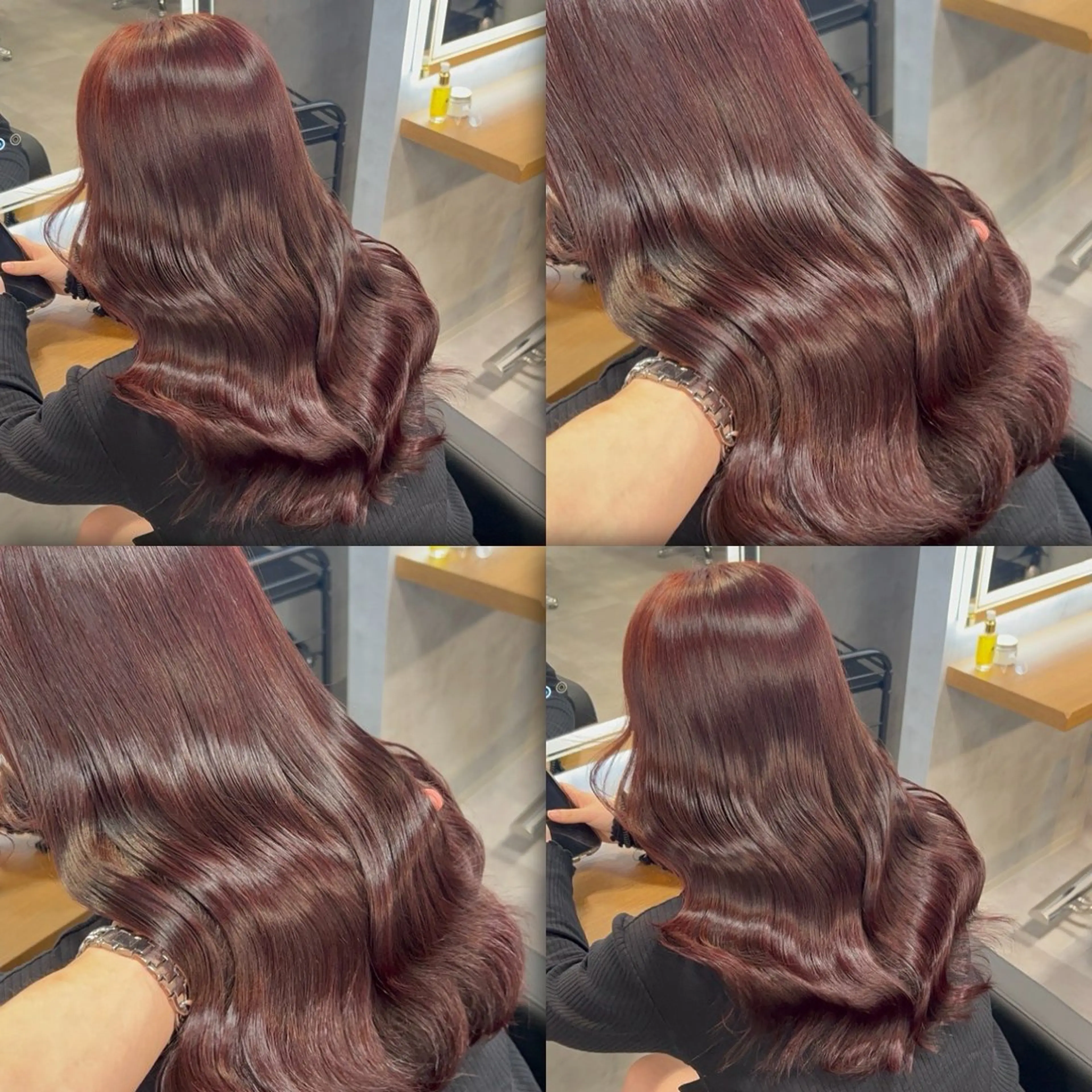 ロング カラー ヘアアレンジ ヘアカラー トリートメント ブリーチなしの達人 🌈KAITOのヘアスタイル