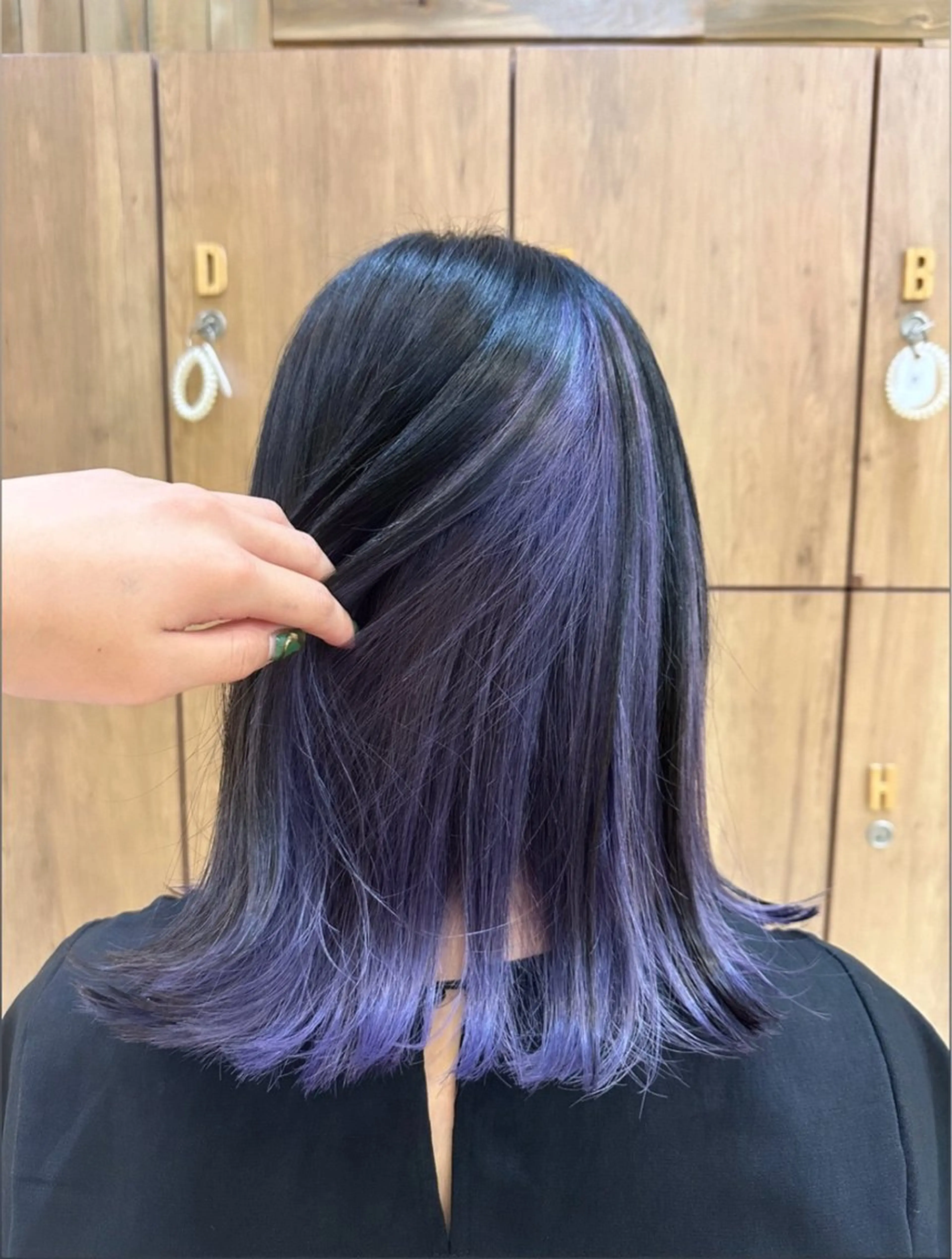 カラー Ancheri by flammeum戸塚店所属・ひな/ボブカット/ ブリーチなしWカラーのヘアスタイル