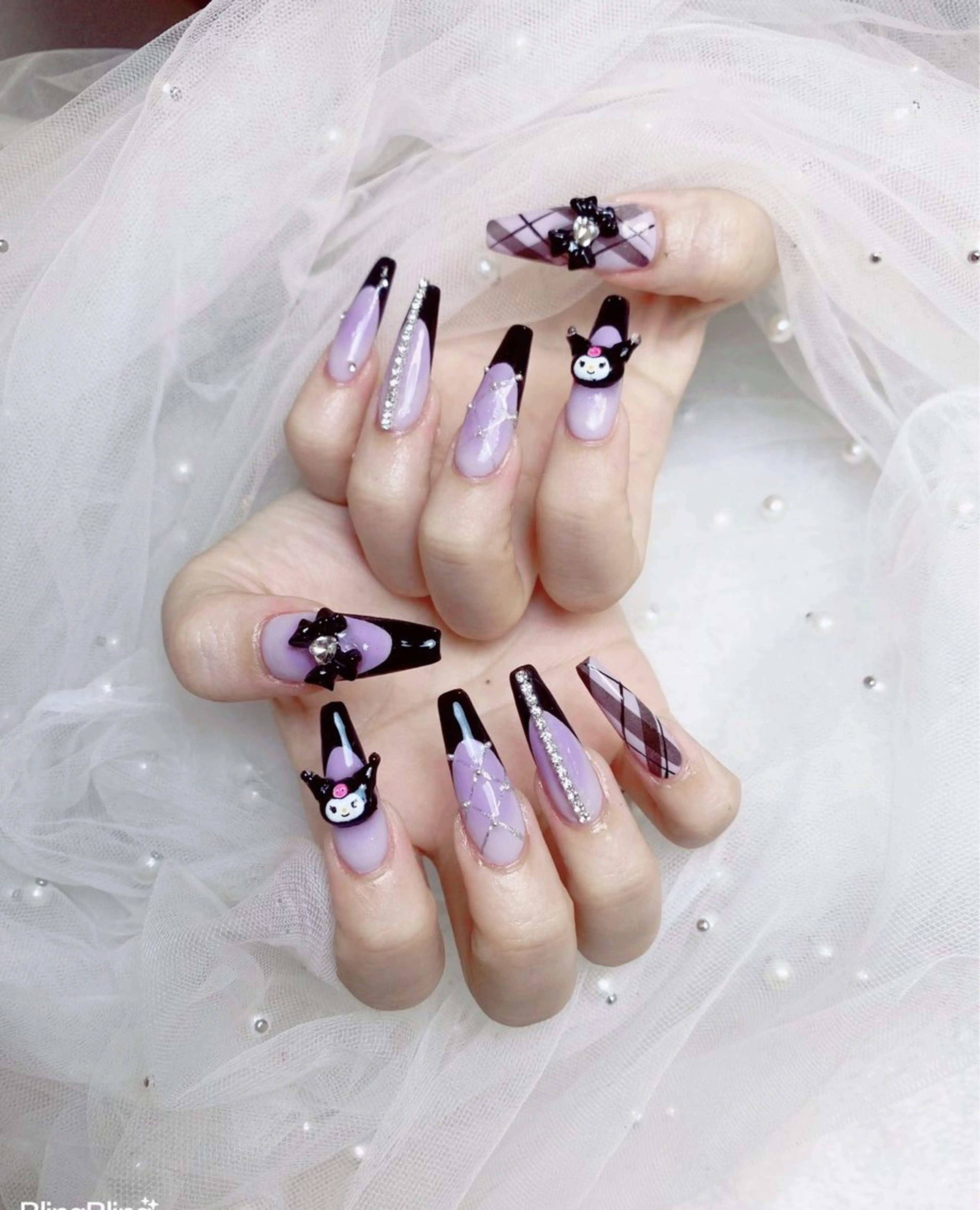 ネイル フレンチネイル ジェルネイル ハート 韓国ネイル マグネットネイル ハンドネイル ネイルサロン lotusのネイルデザイン