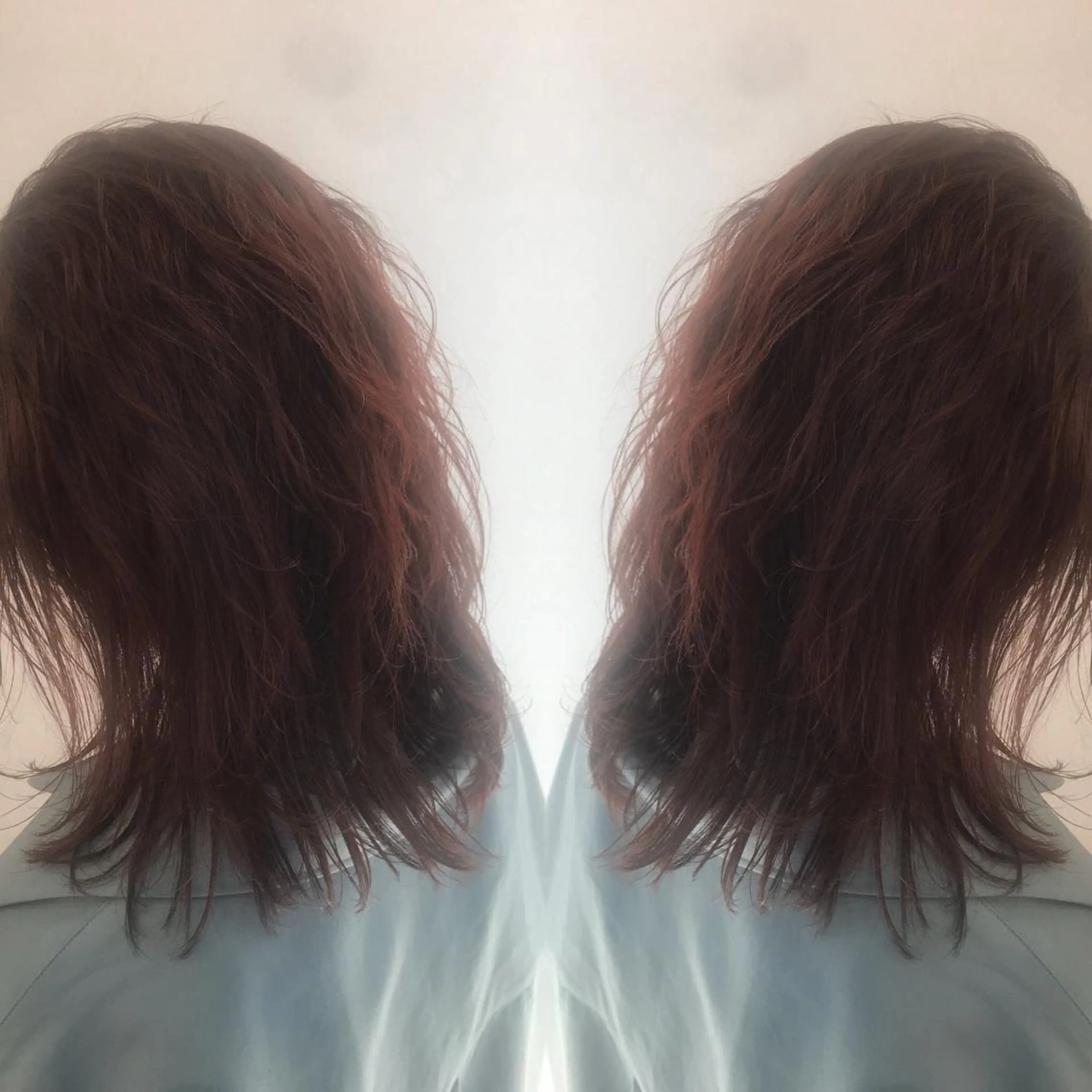 ミディアム カラー レッドカラー ヘアカラー 柴田 祐輔のヘアスタイル