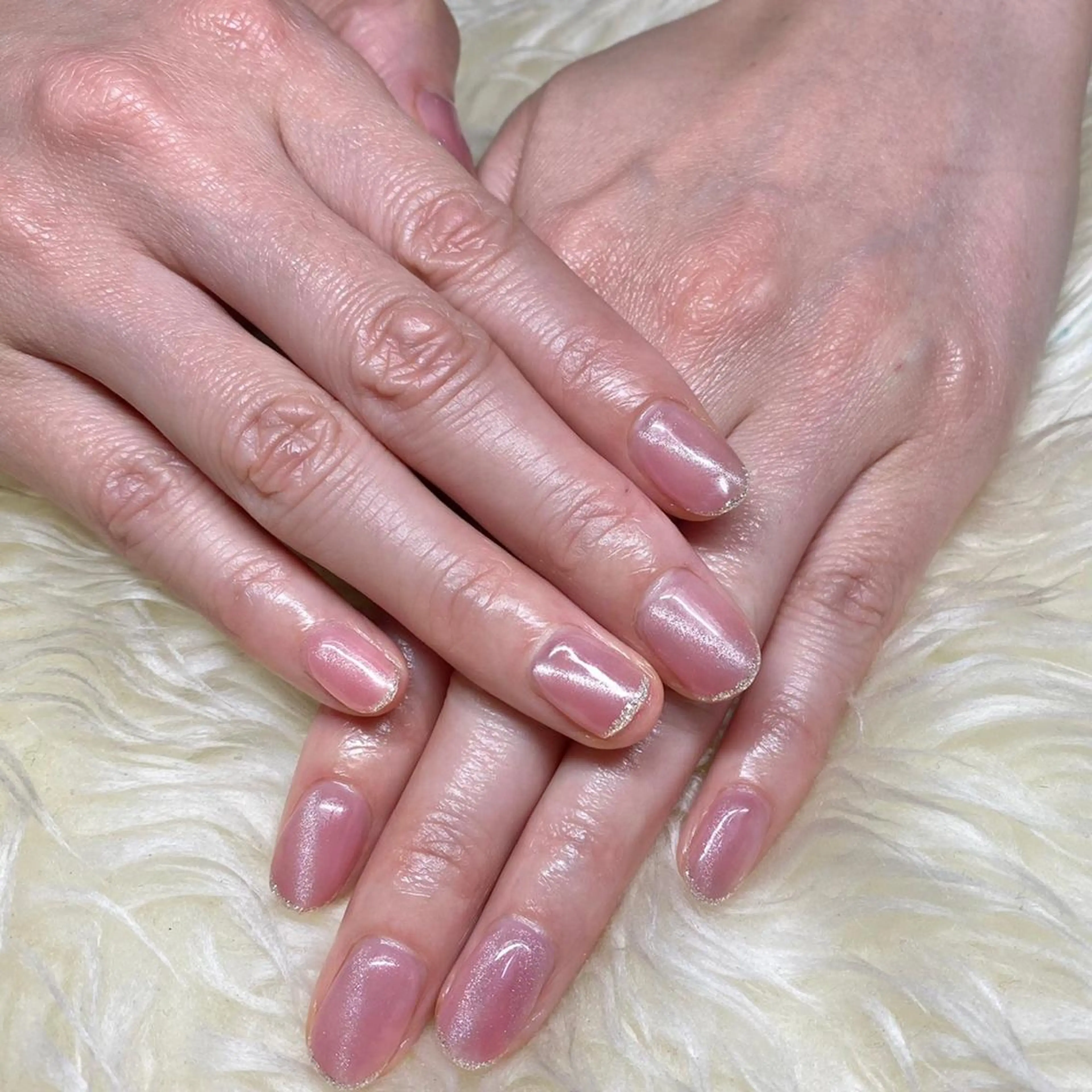 ネイル ラメ(グリッター) マグネットネイル Nail&eye Belire 新宿のネイルデザイン