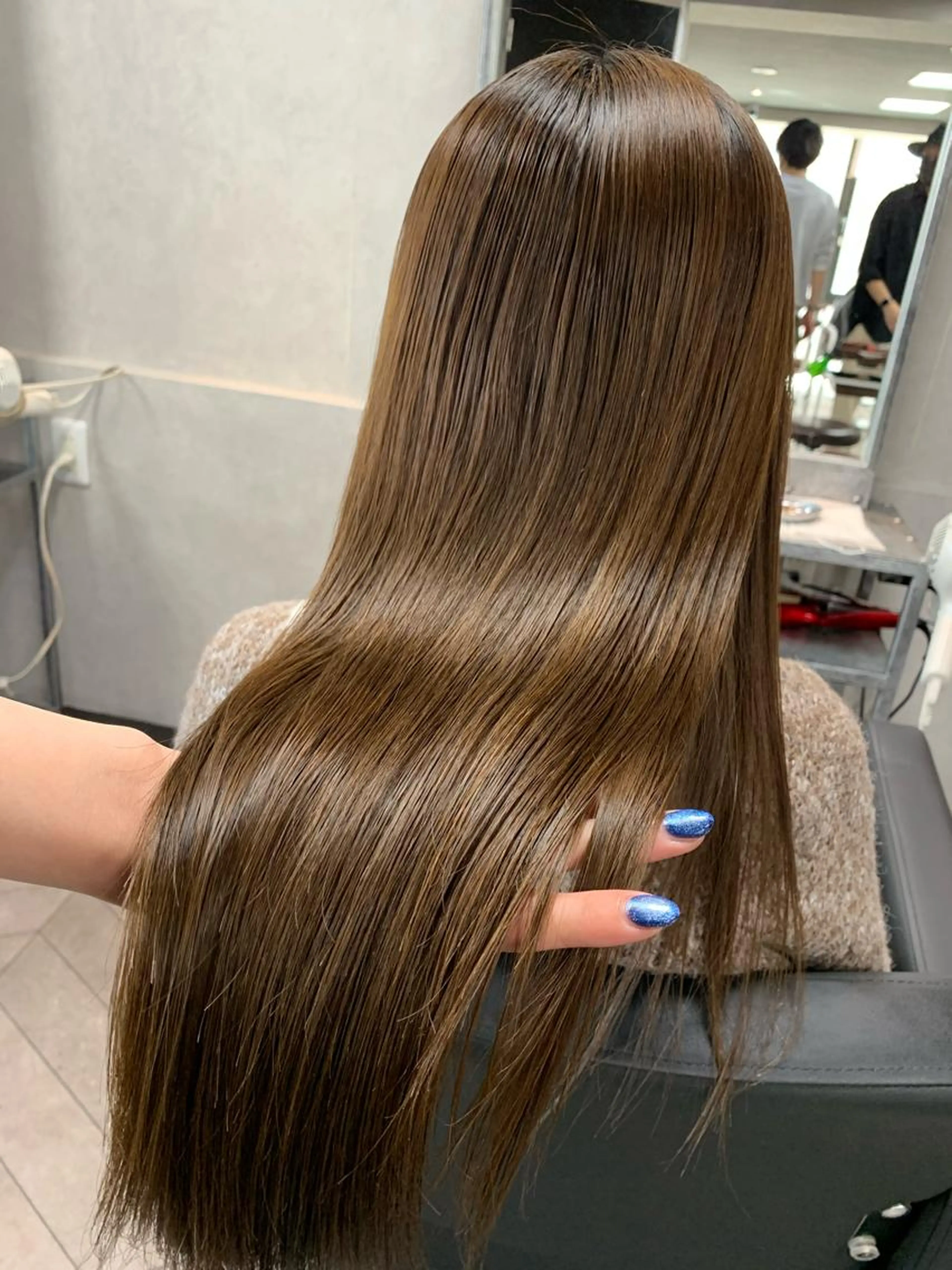 ✨カット➕全体縮毛矯正、前処理TR付き⭐️の写真