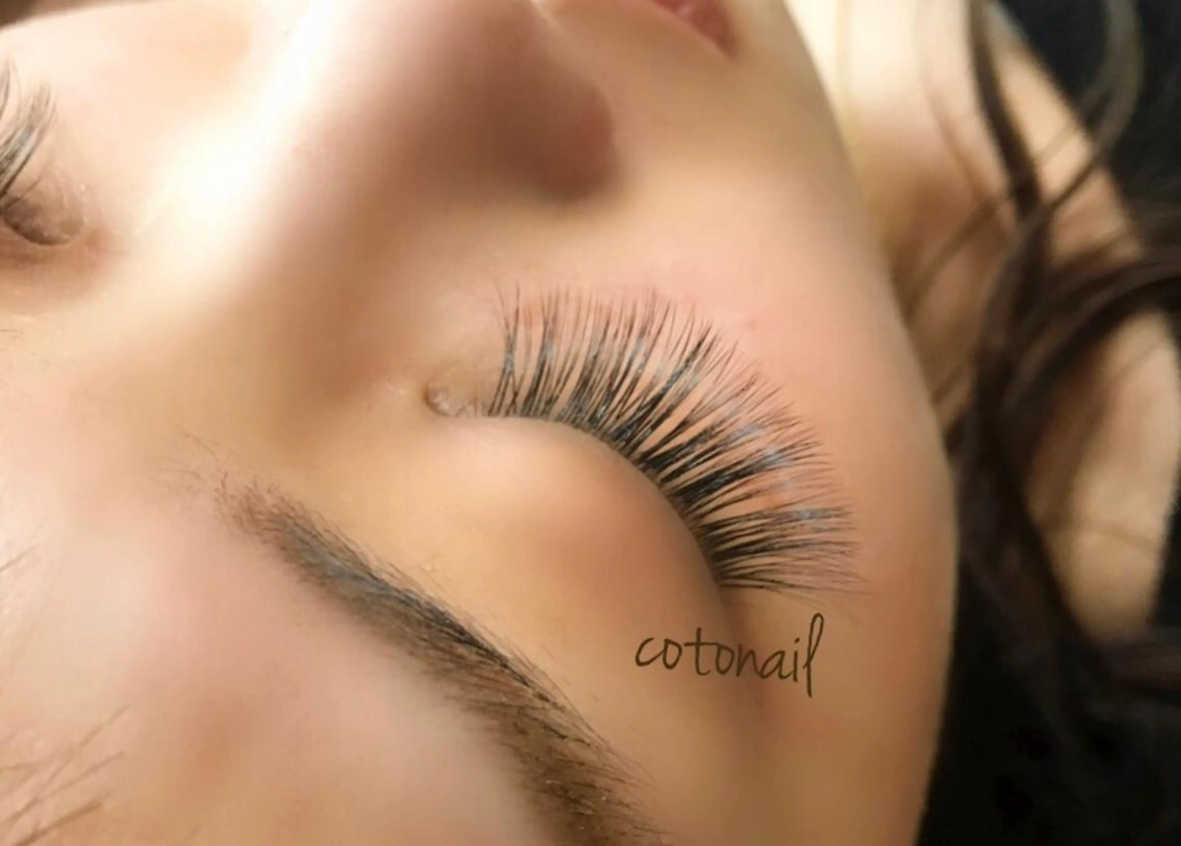 マツエク・マツパ 付け放題 ボリュームラッシュ ツメトマツゲ .のネイルデザイン