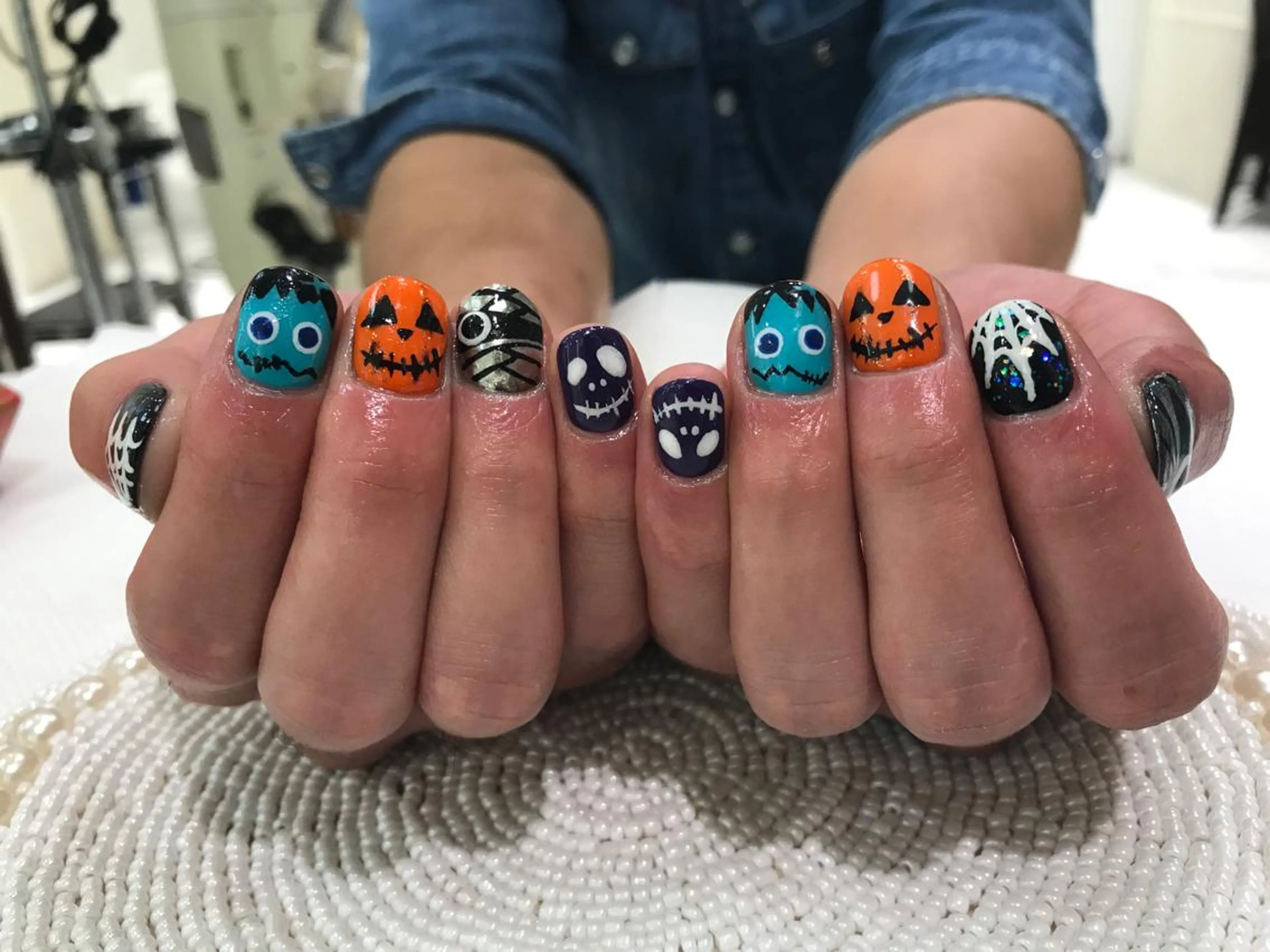 ネイル ハロウィン 持ち込み Charme. NOBUKOのネイルデザイン