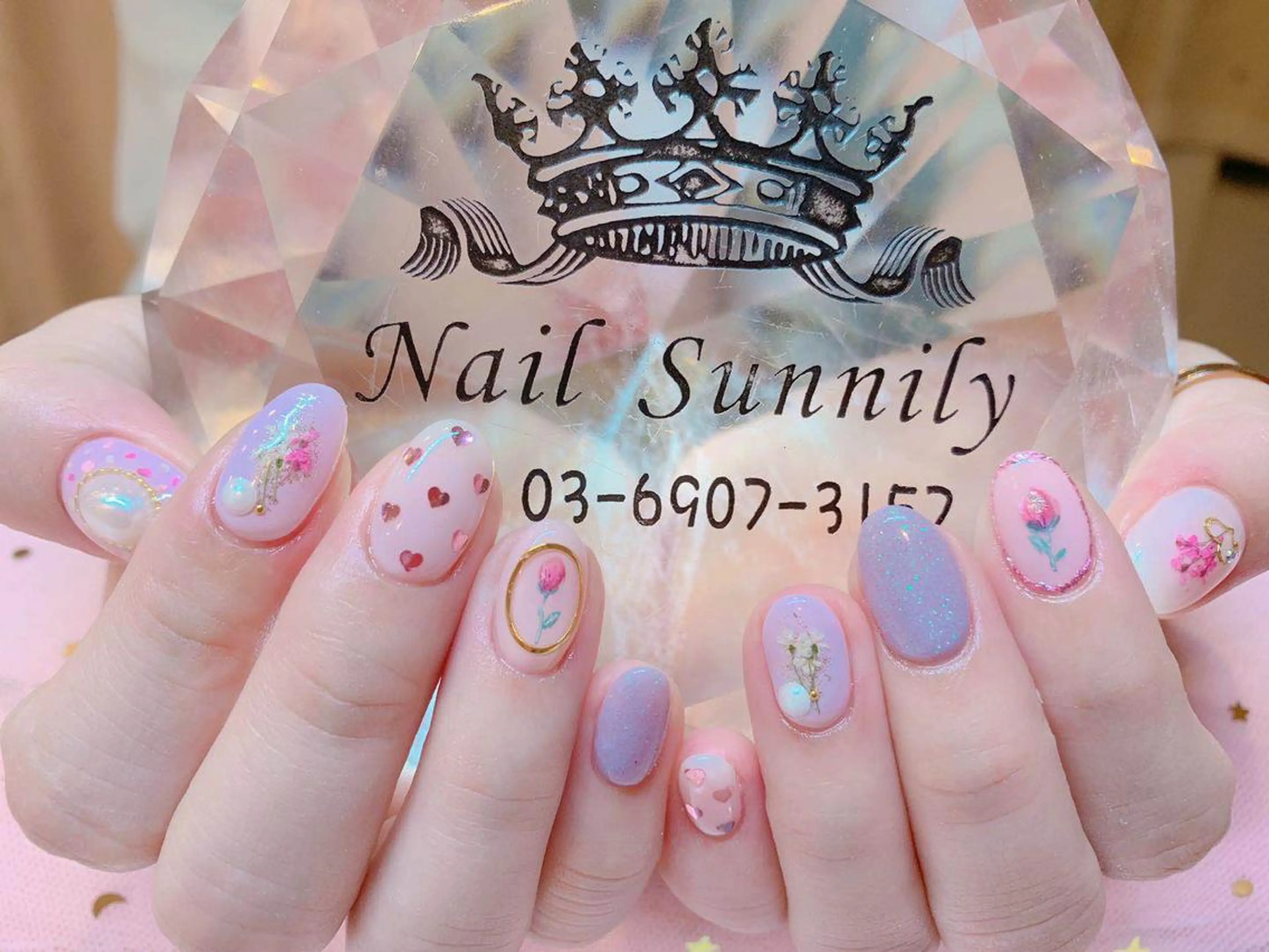 ネイル 長さだし専門店 M2　rikaのネイルデザイン