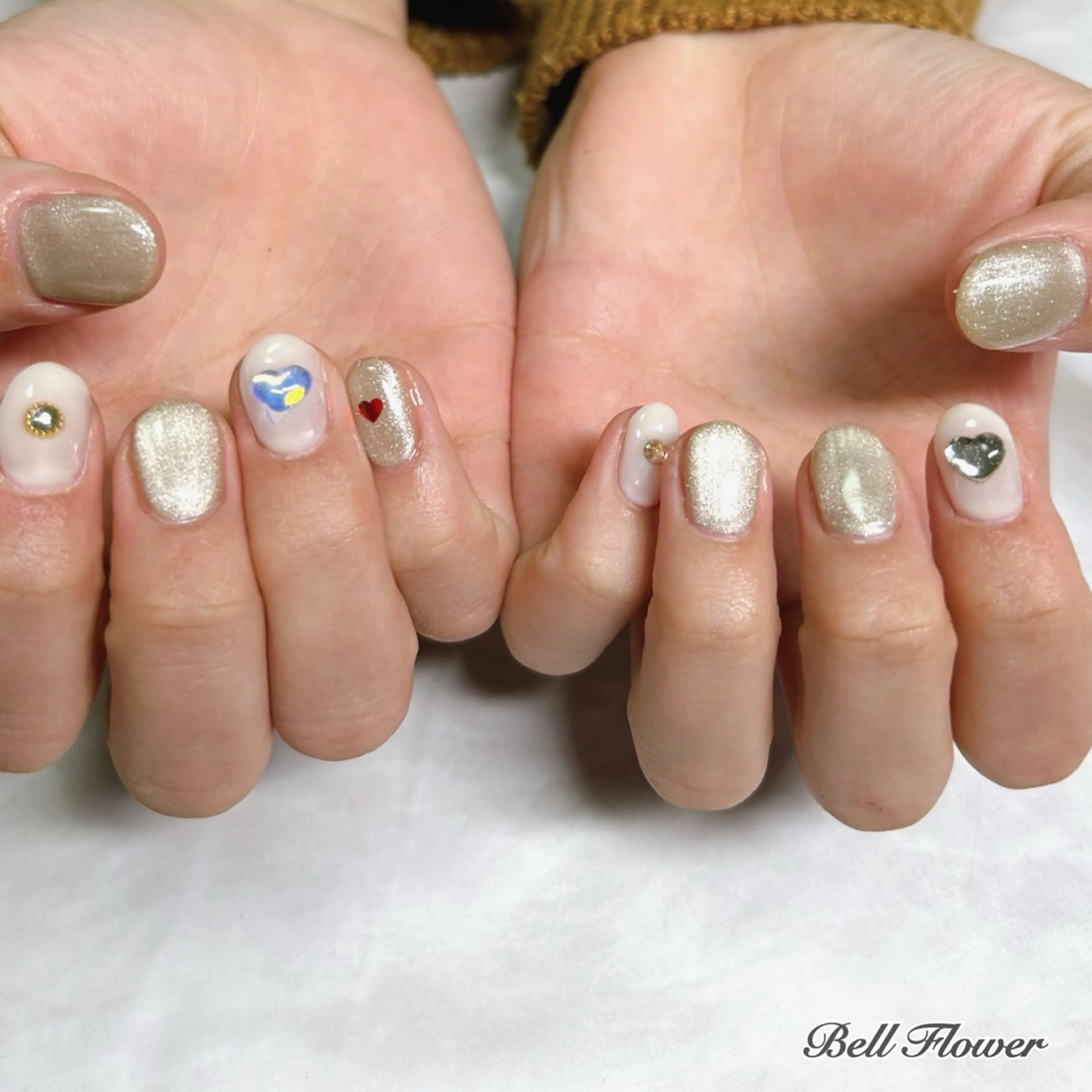 ネイル ハンドネイル Bell Flowerのネイルデザイン