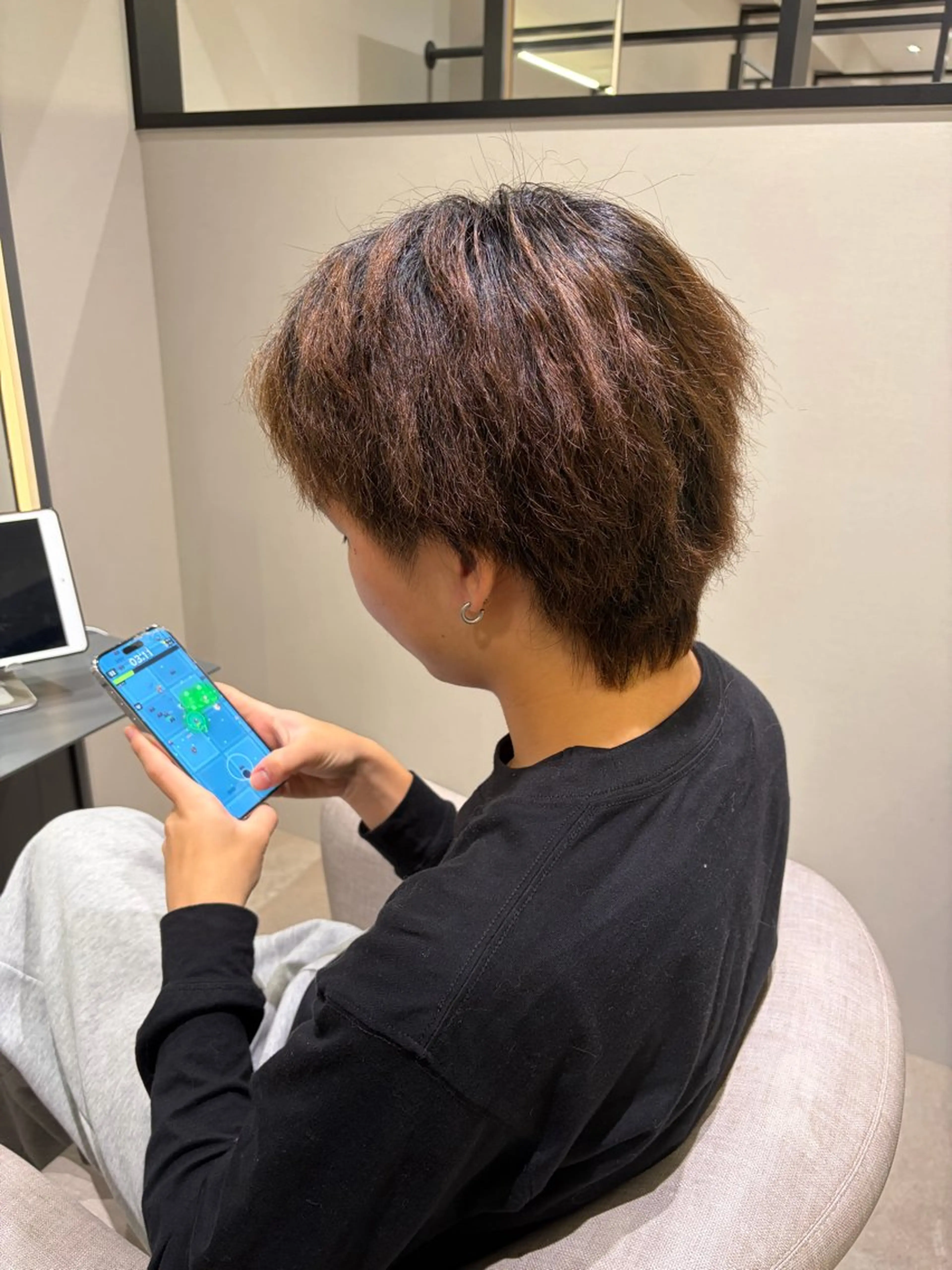 メンズ 平日カットモデル 高岡/山崎開世のヘアスタイル