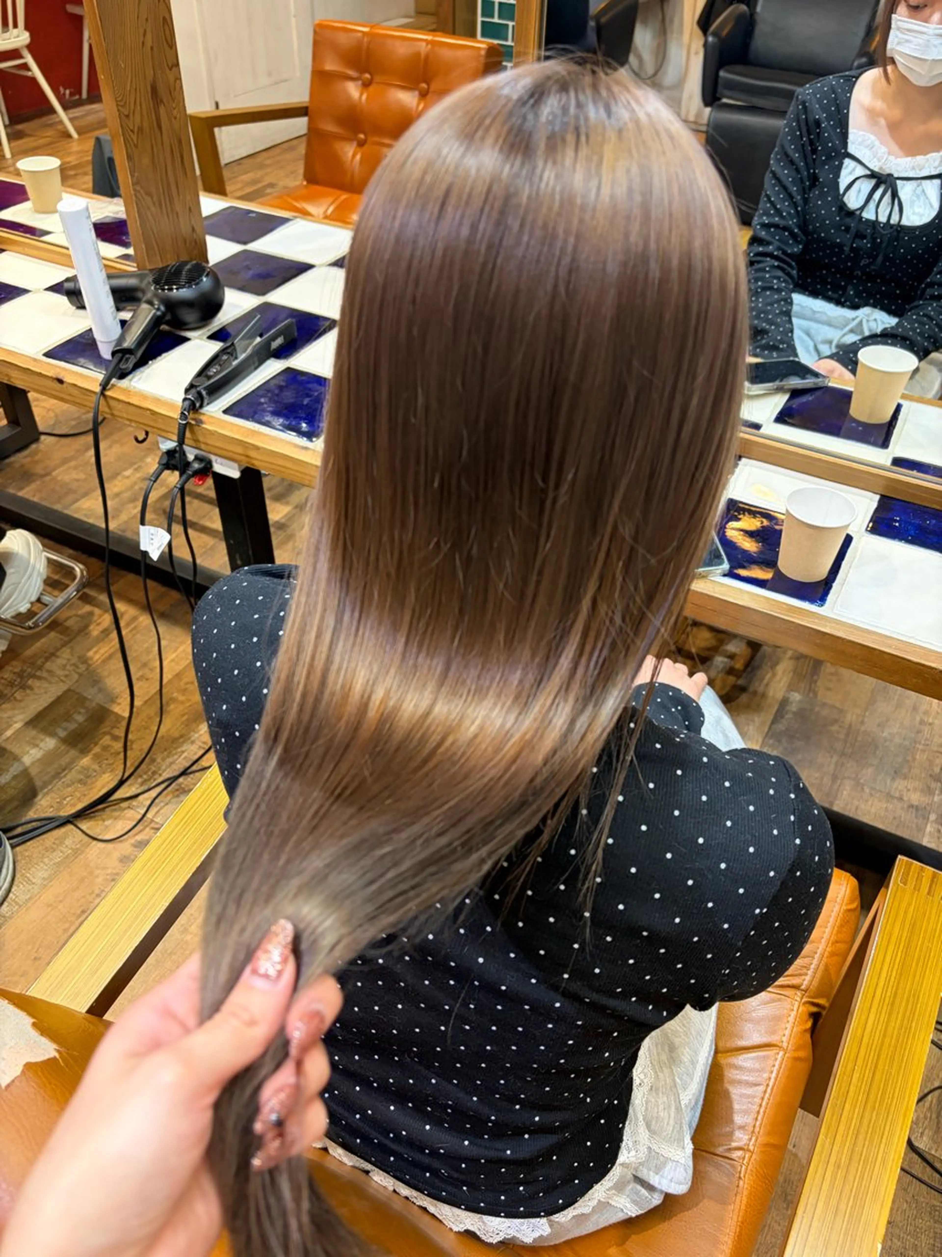 ロング カラー ヘアカラー トリートメント ヘアセット 透明感/ブリーチ/ 髪質改善💛miuのヘアスタイル