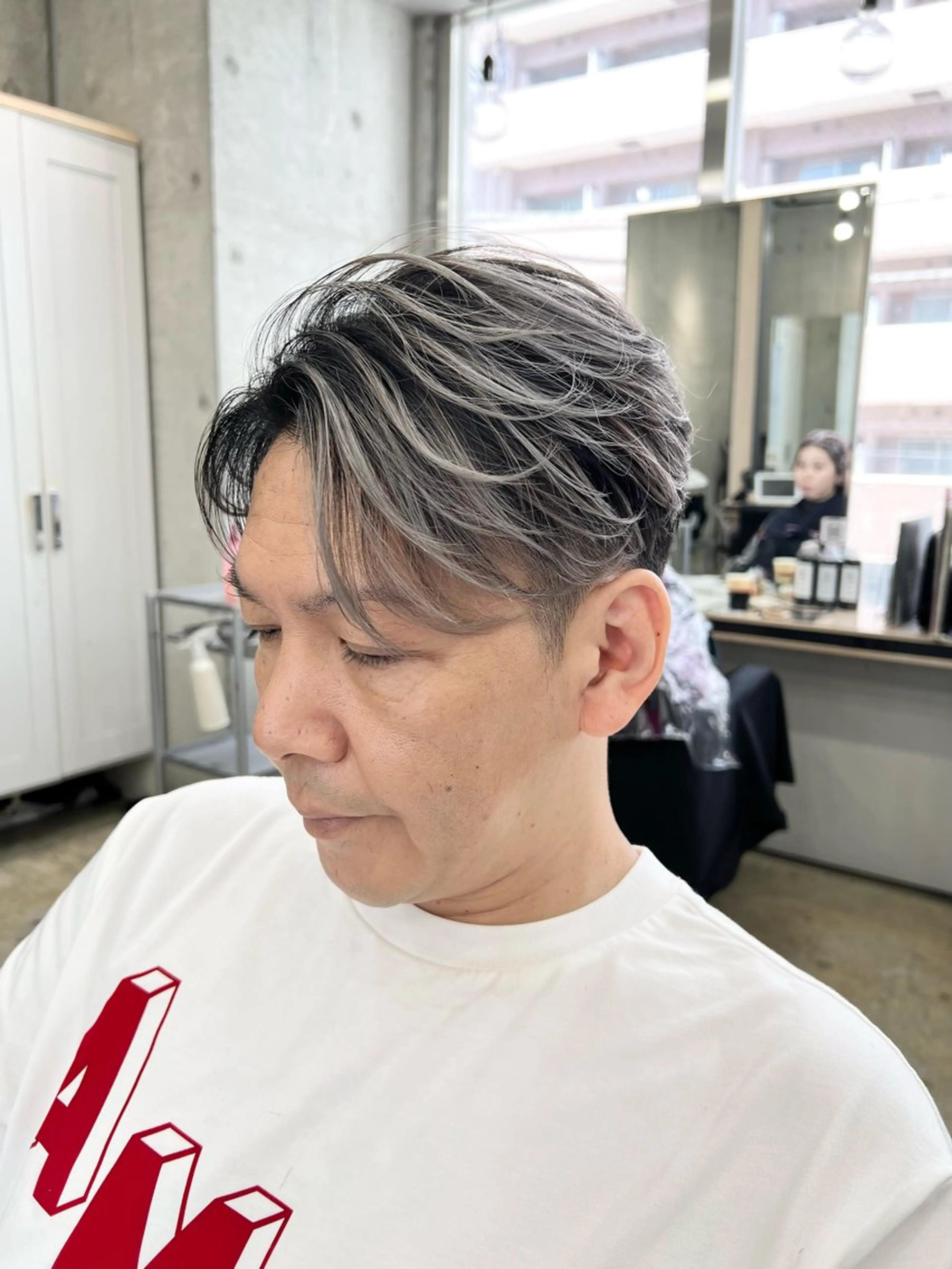 カラー メンズ メンズハイトーン ハイトーンカラー カット ヘアカラー トリートメント 🏝メンズカット特化 赤羽🏝SHOのヘアスタイル