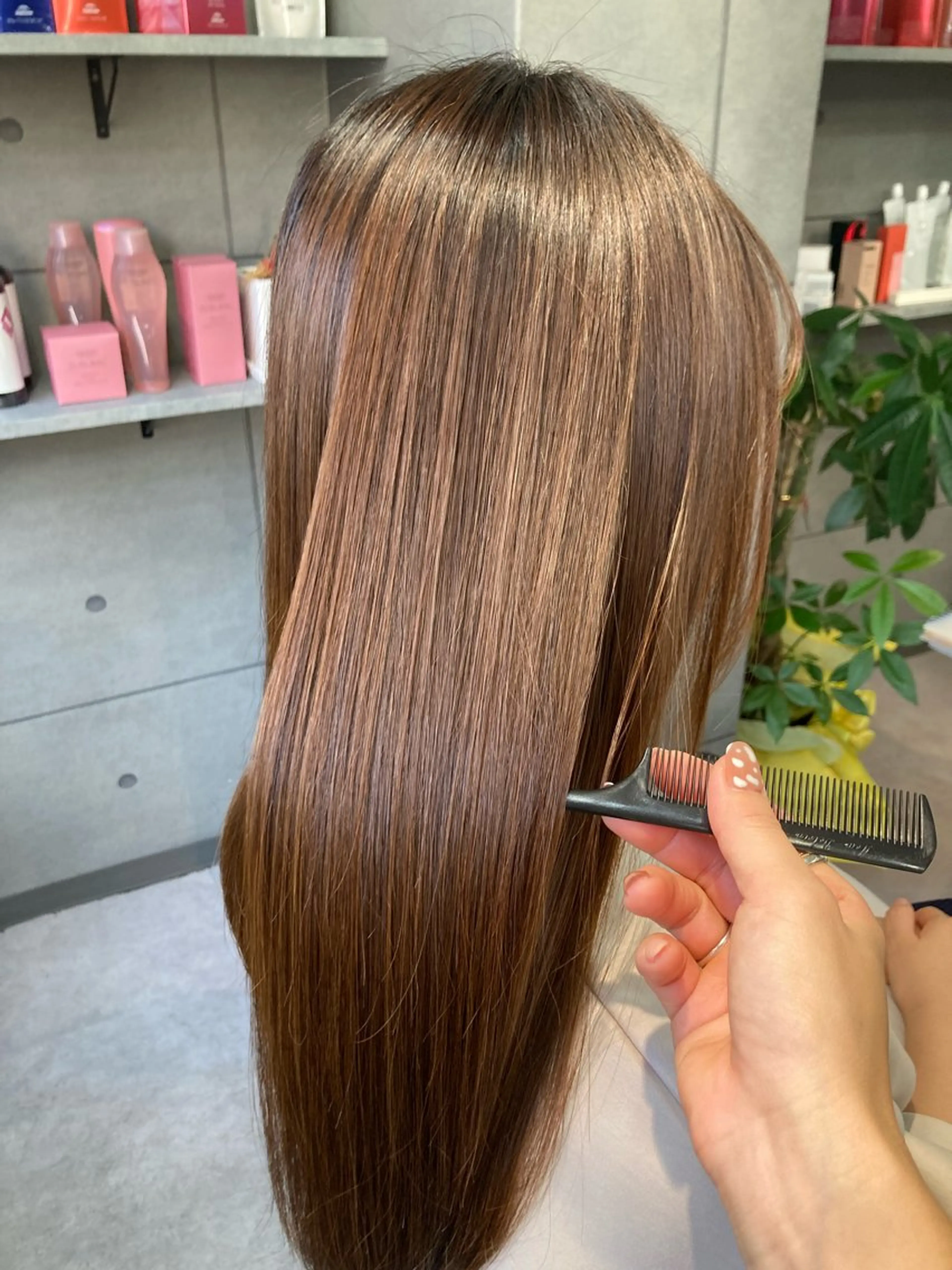 ロング トリートメント 髪質改善☺︎縮毛矯正 ふじい まりんのヘアスタイル