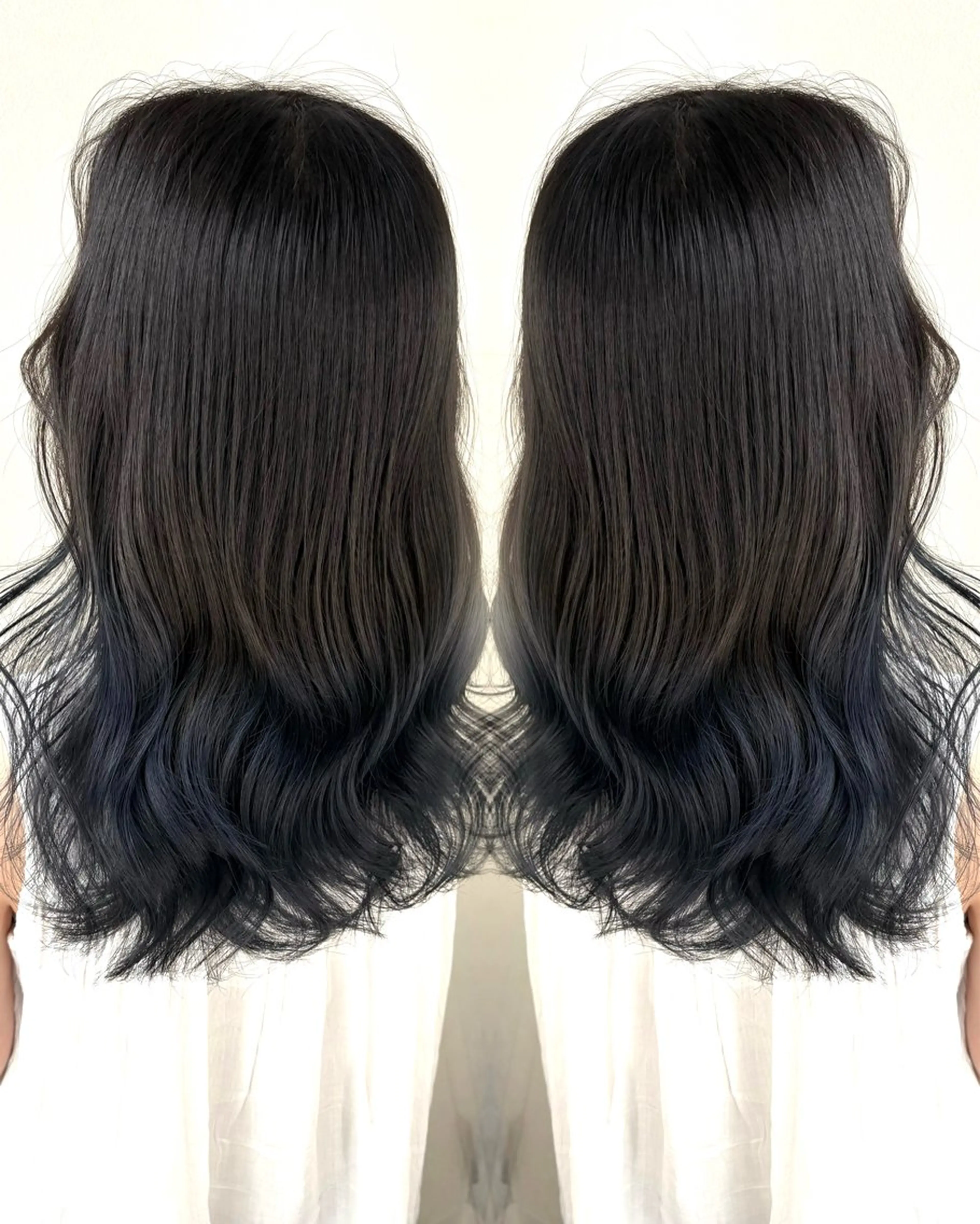 ロング カラー 🫧ショート・レイヤ ー・縮毛矯正🫧のヘアスタイル