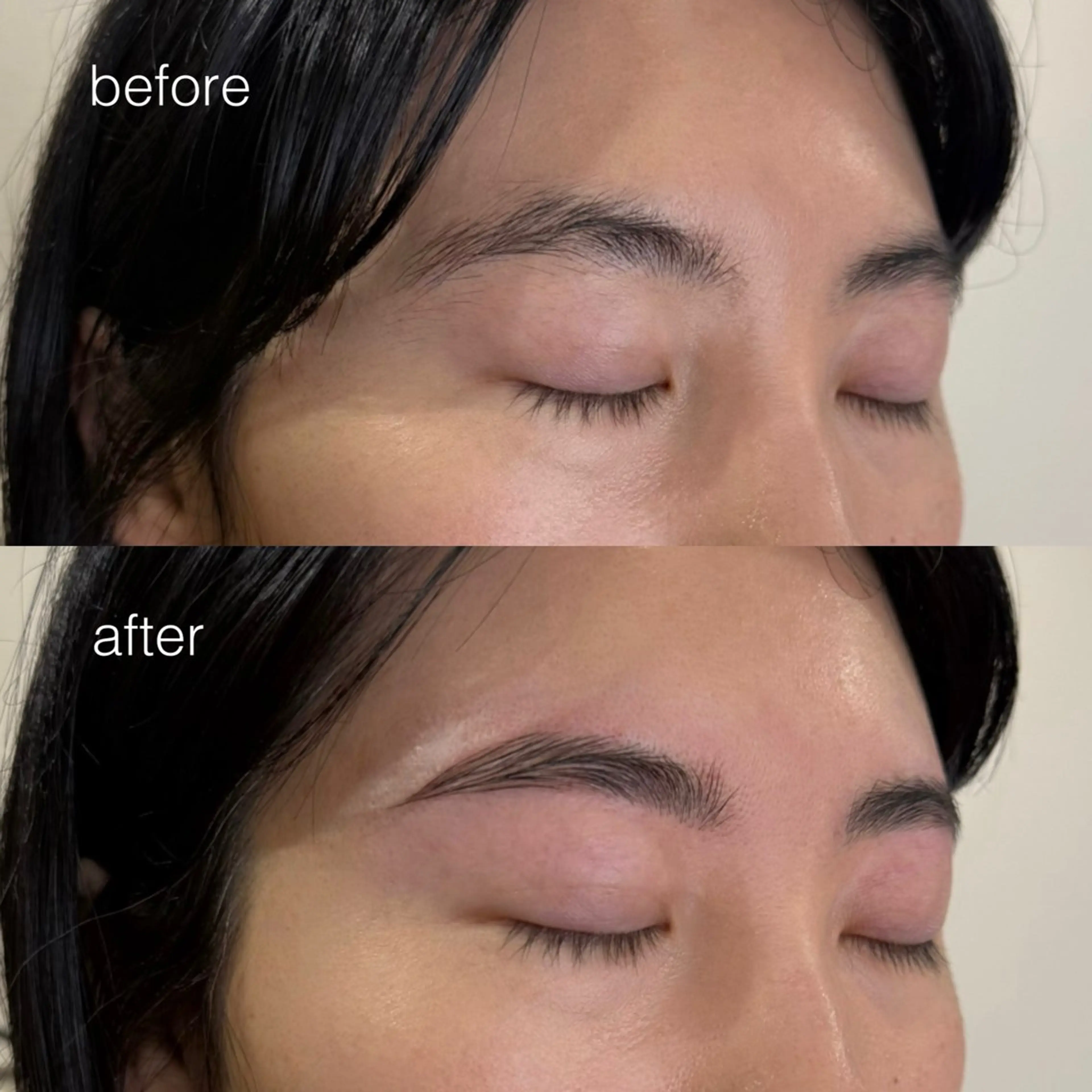 【初回限定クーポン】ナチュラルアイブロウスタイリング(眉ワックス+アイブロウラミネーション)の写真